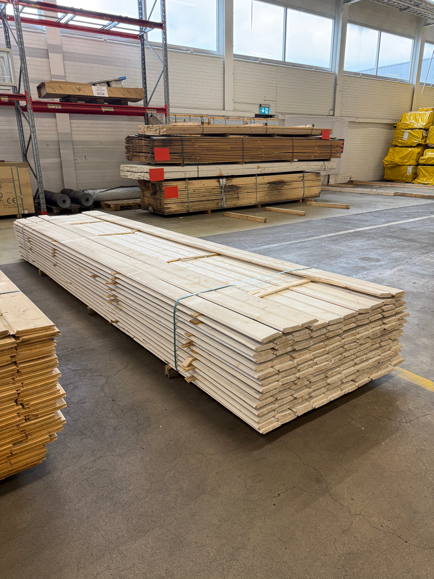 Paket Dubbelfas Halvspont 22x120mm, 135st 4,20m- Grundmålad