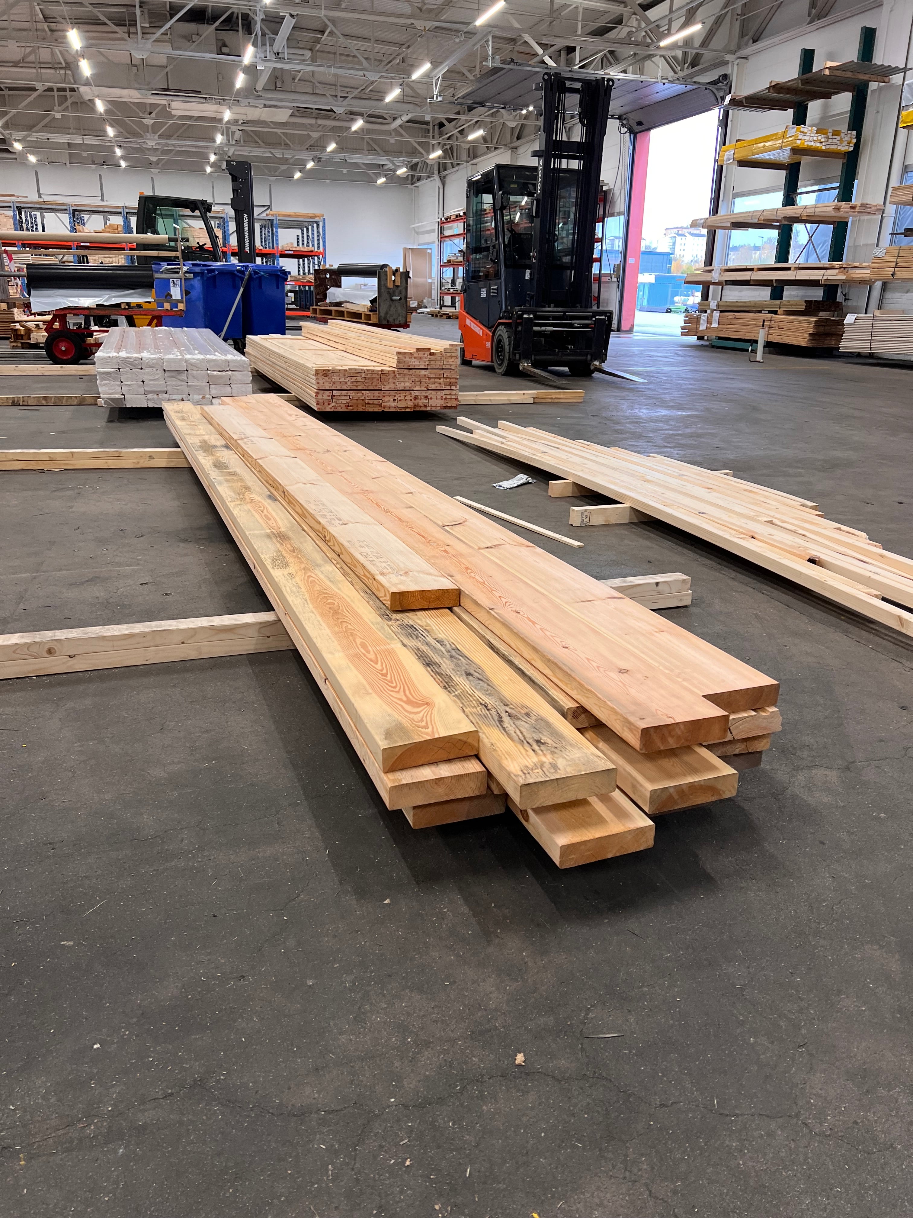 Paket Reglar 45x170mm- 15st (3,60 - 4,80m) Utsorterade