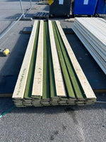 Paket Falsad Spårpanel 22x120mm 3,90m 56st (Grön Slamfärg)