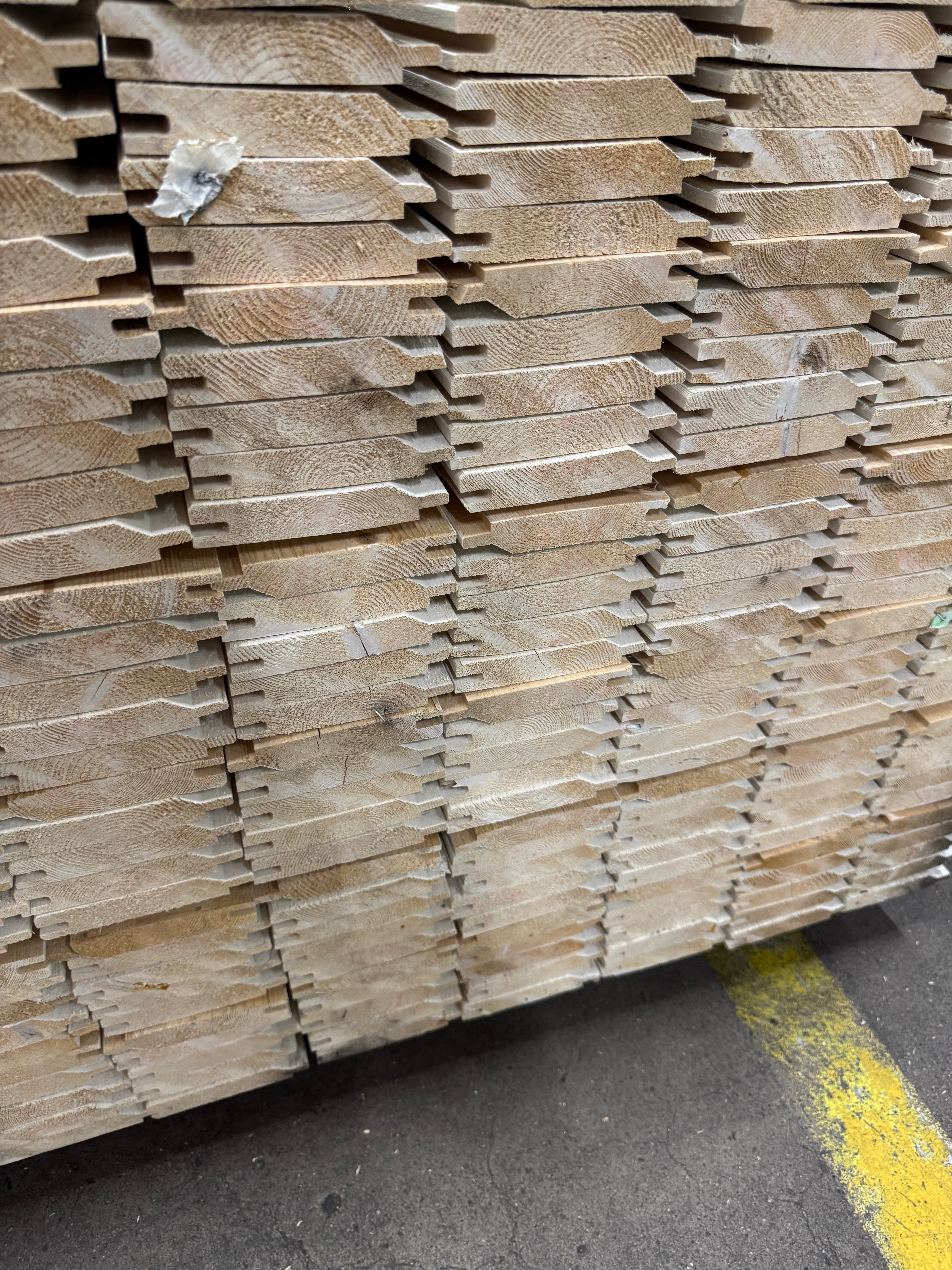 Paket Ytterpanel 22x120mm Vit – 270 st 4,50 m (enkelfasspont)