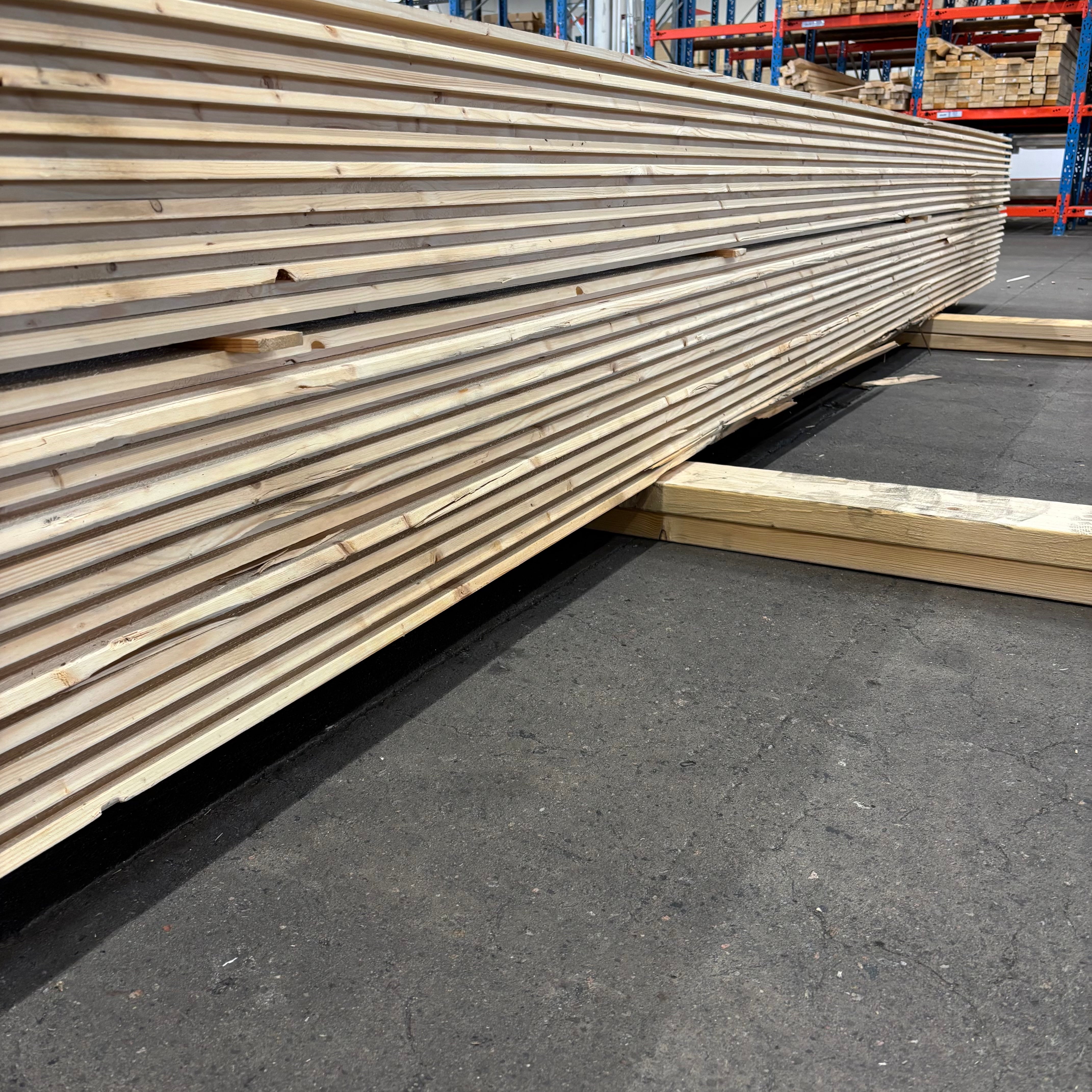 Paket Ytterpanel Dubbel Fasfals 25x225mm – 109 st
