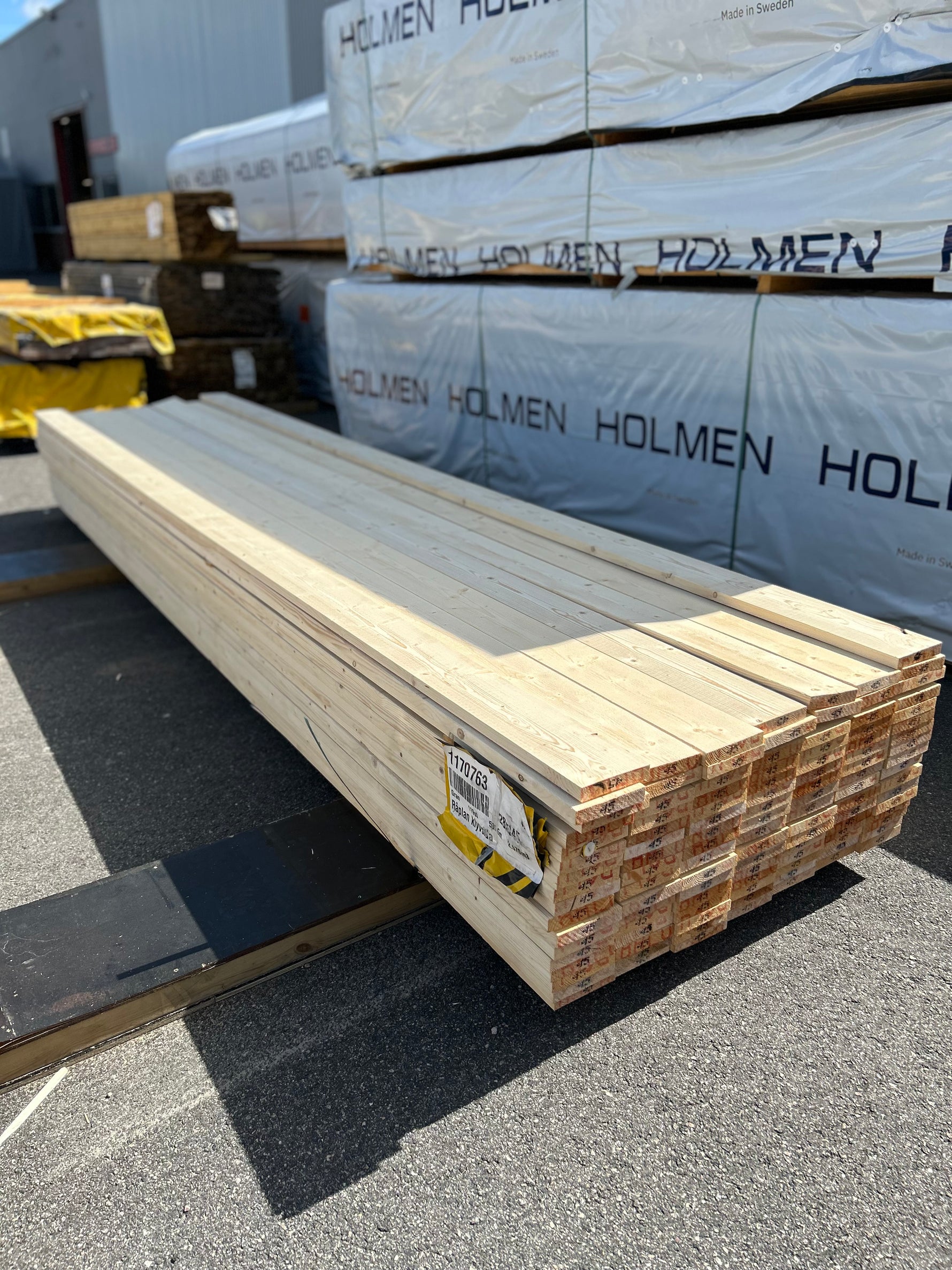 Paket Finsågade Brädor 28x145mm 4.50m 114st Obehandlad