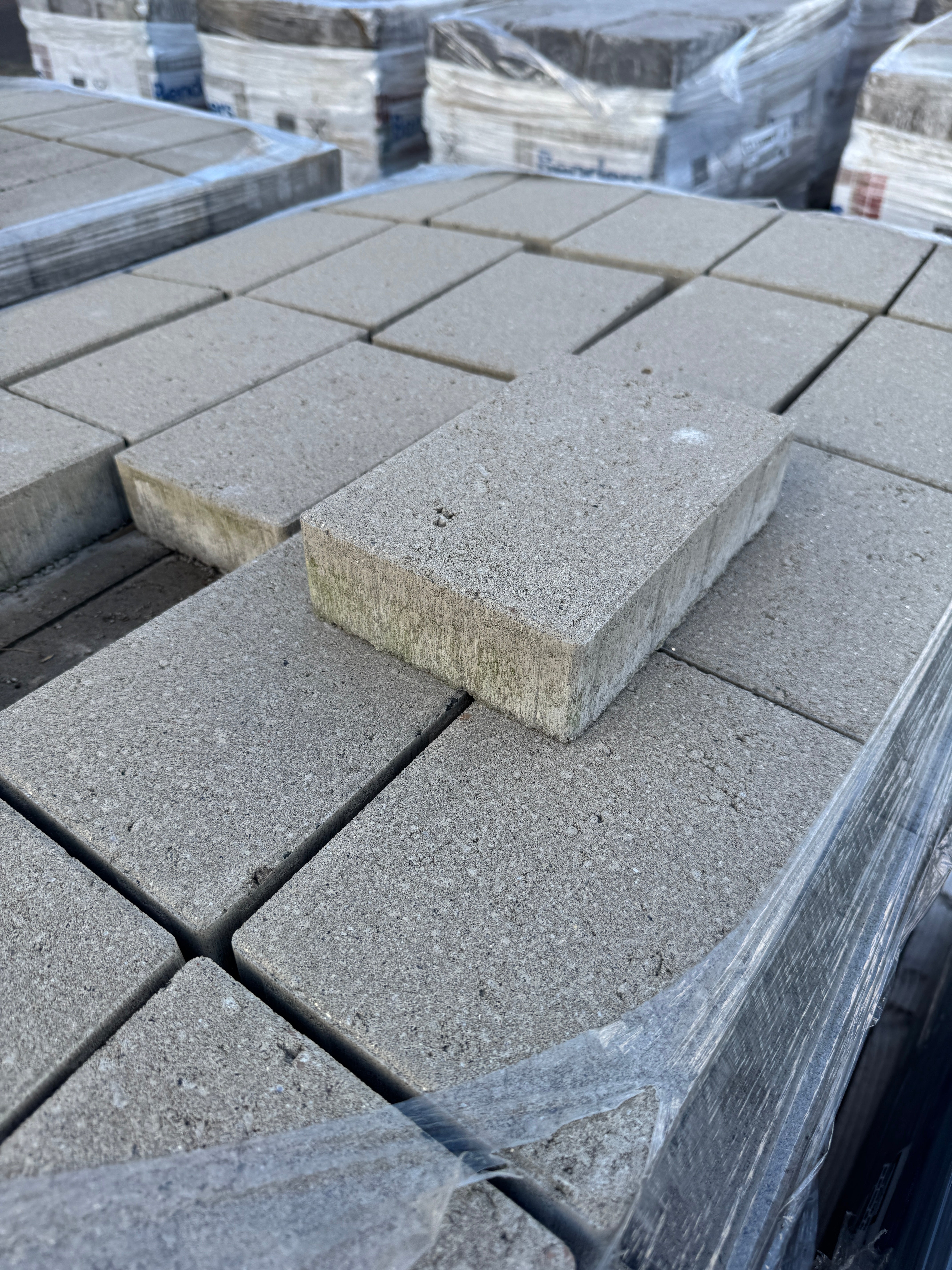 Marksten Metro 210x140x50mm – 5 pall (totalt 1745 st, Grå)