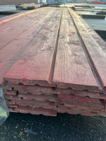 Paket Ytterpanel Falsad Enkelfas 21x147 mm – 46 st (5,10 m, Brandröd) - Spirec