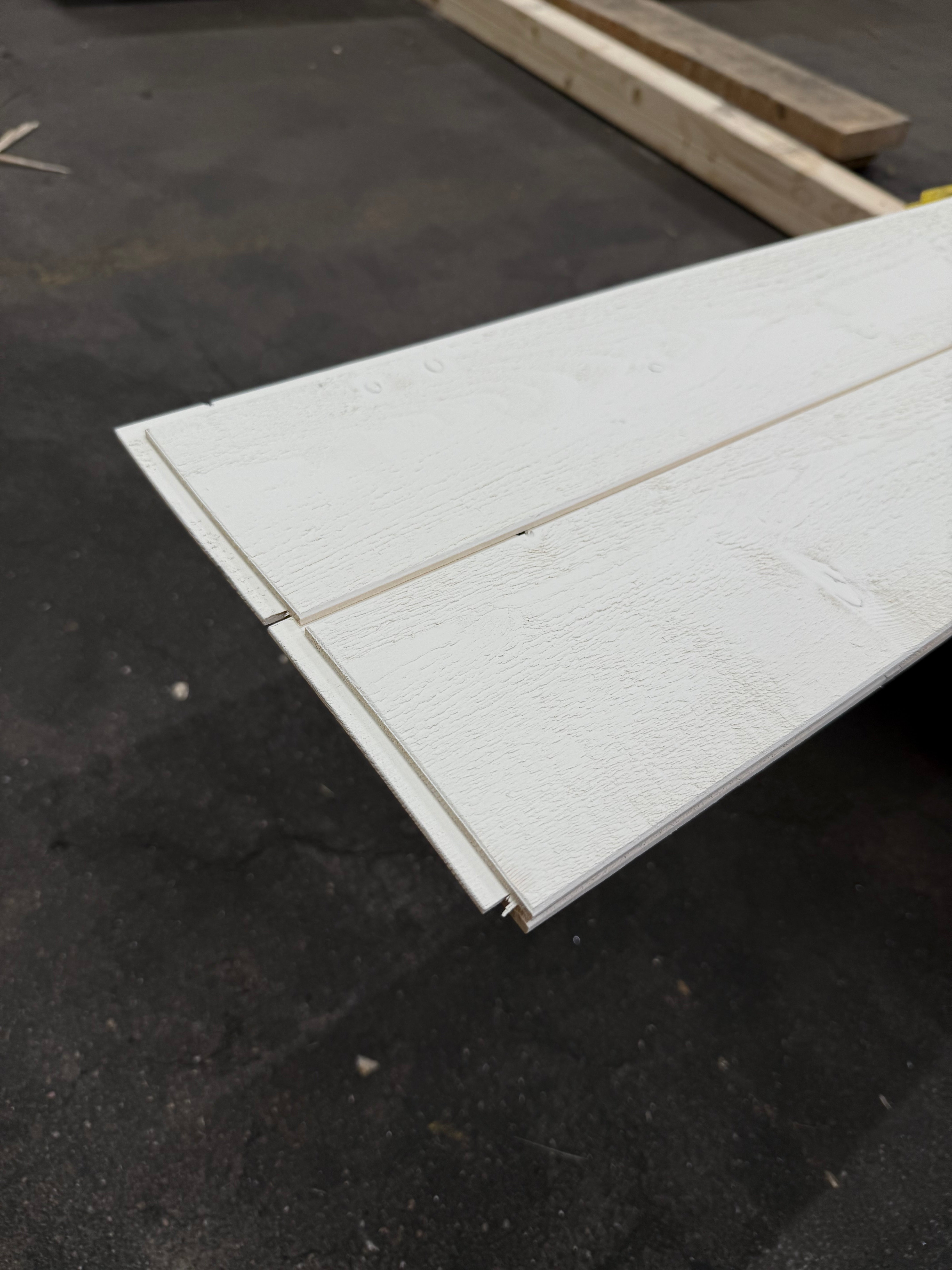 Paket Innerpanel Springpanel Finsågad 14x120mm 162st Vit