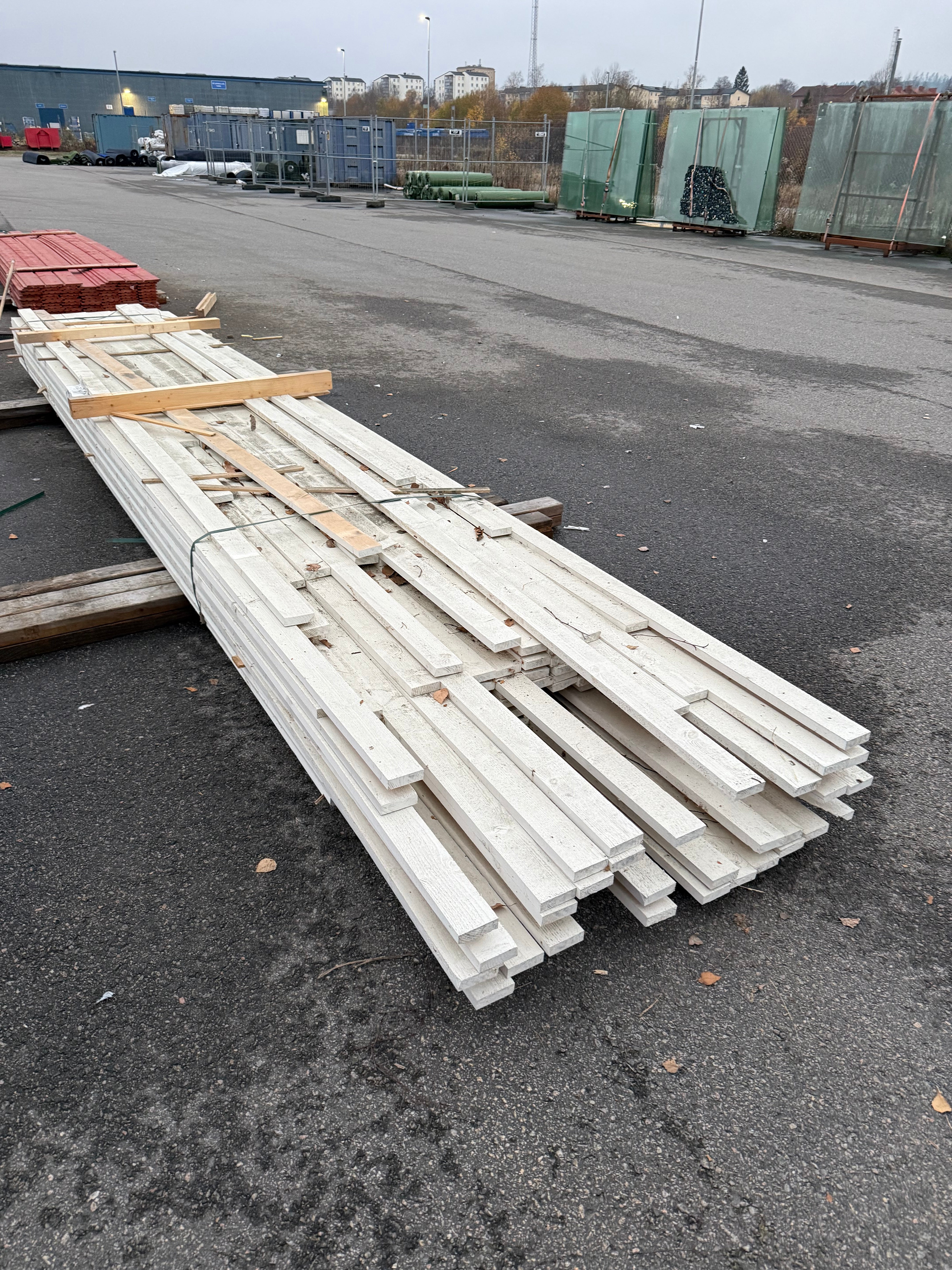 Paket Finsågad Panel 22x70mm – 146 st (3,60–5,40 m, Vit S0502-Y)