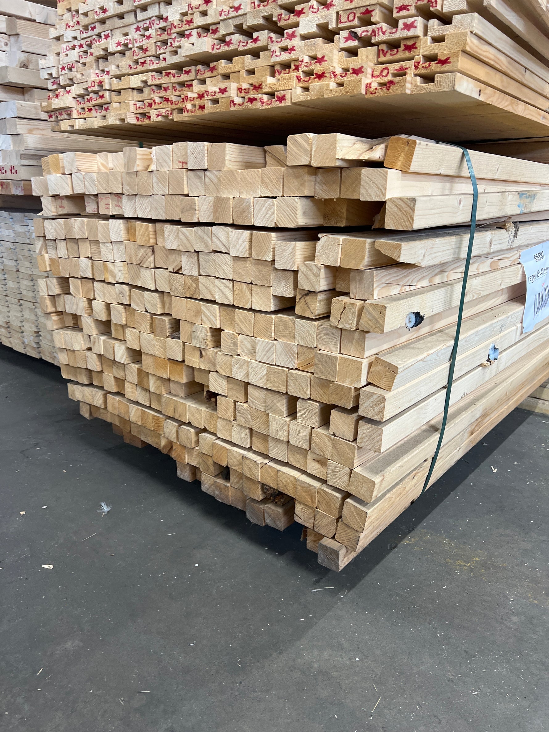 Paket Reglar 45x45mm, 4,8 m – ca 250 st