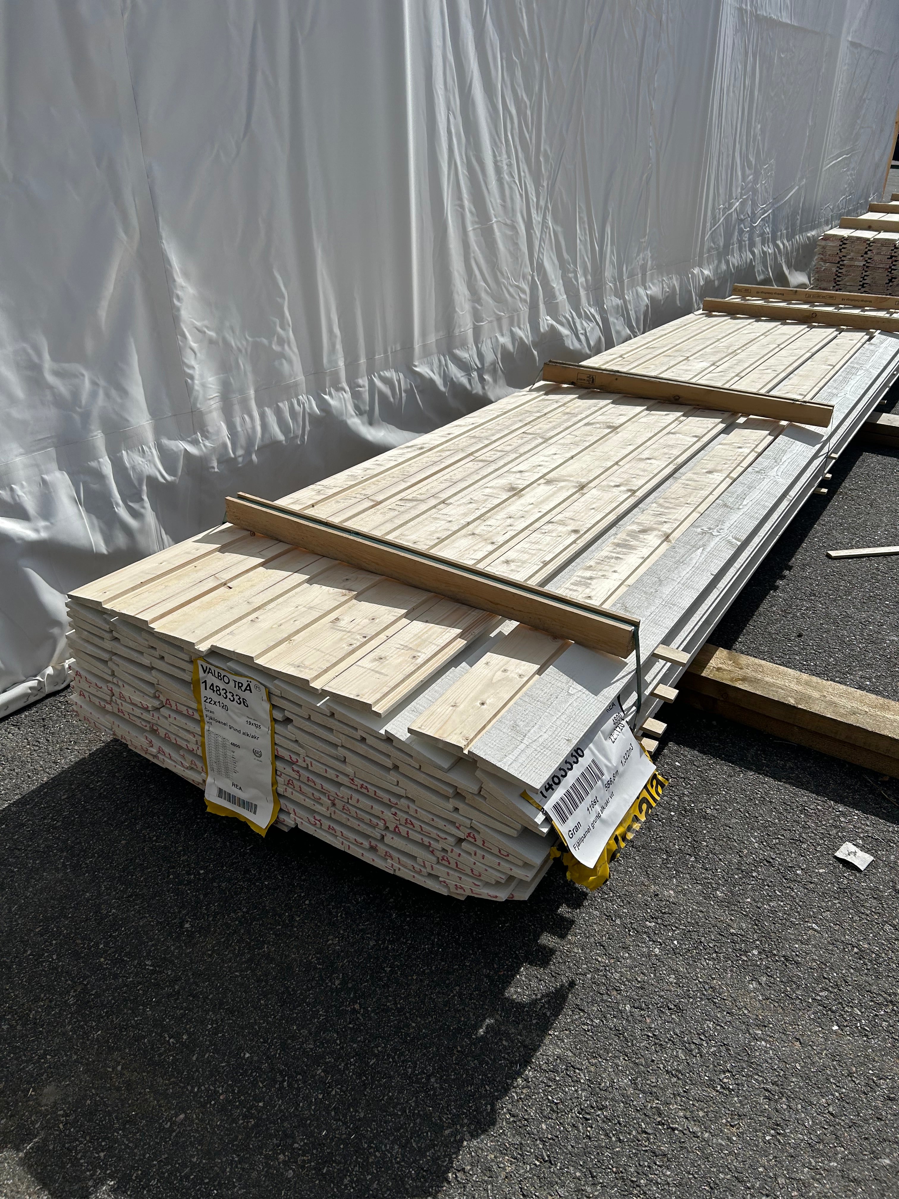 Paket Fjällpanel 22x120 mm – 115 st (4,80 m)