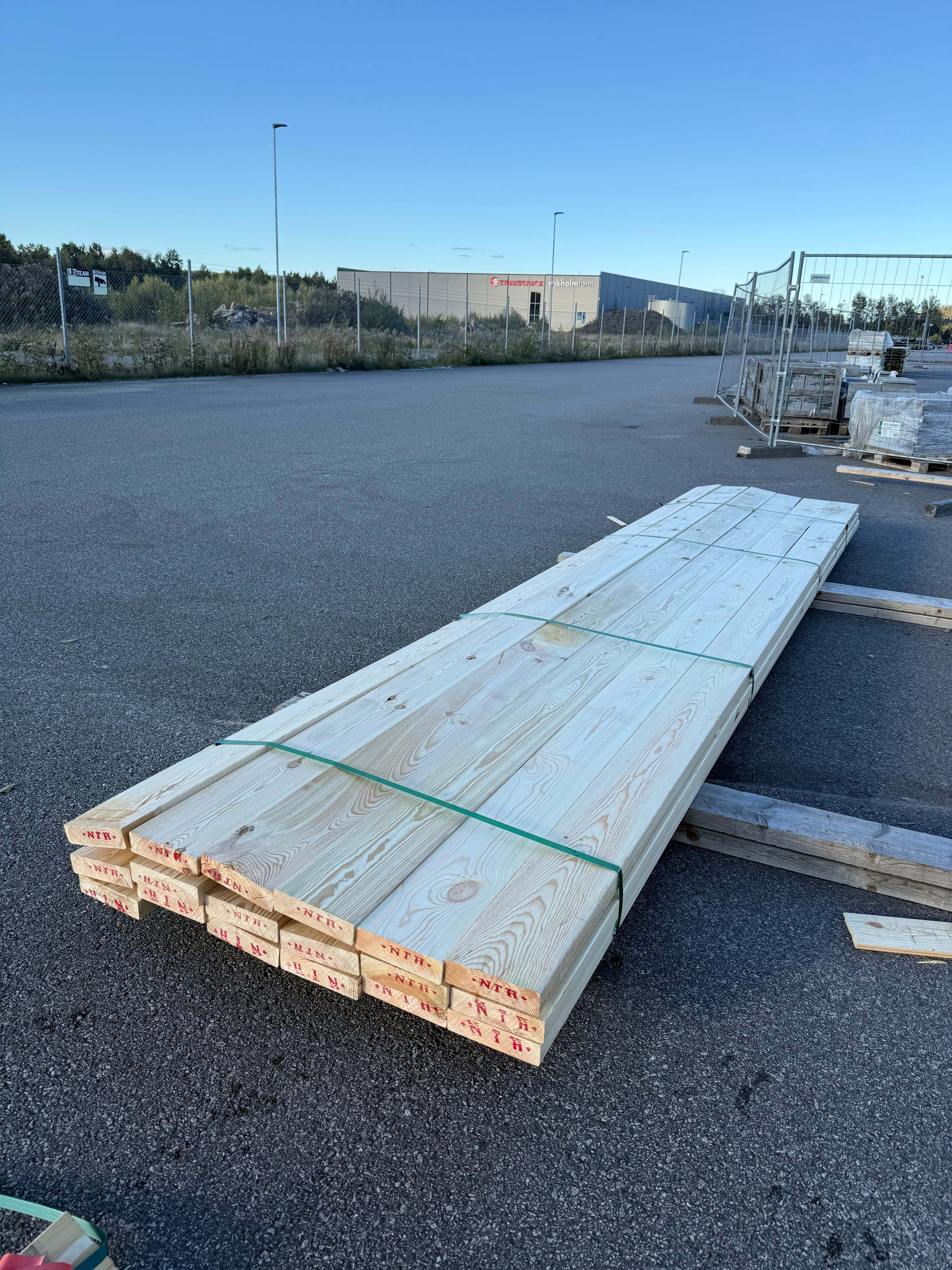 Paket Reglar 45x170 – 18 st (5,10 m, furu)