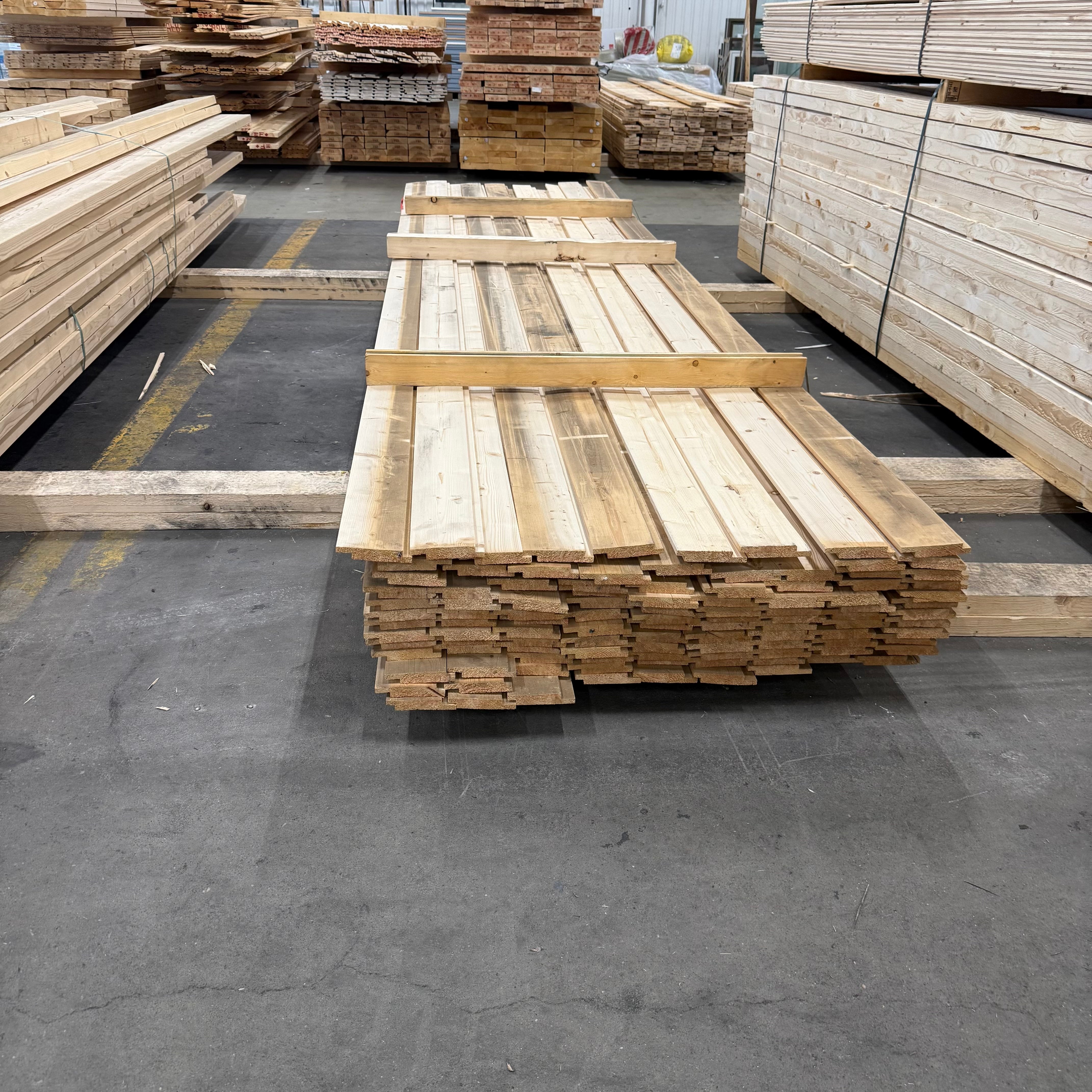 Paket Ytterpanel 22x120mm 111st 4.20m – Obehandlad Gran