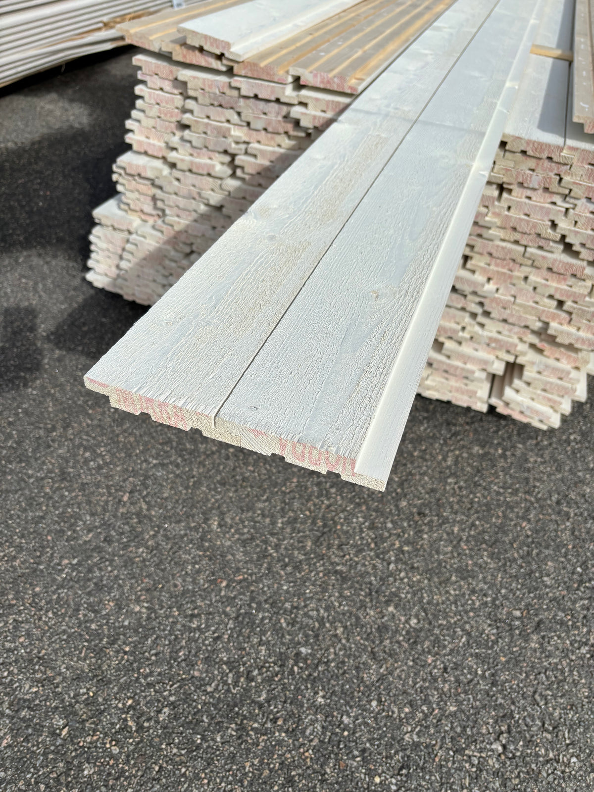 Paket Uppsalapanel 21x115mm 4.80m 198st Grundmålad