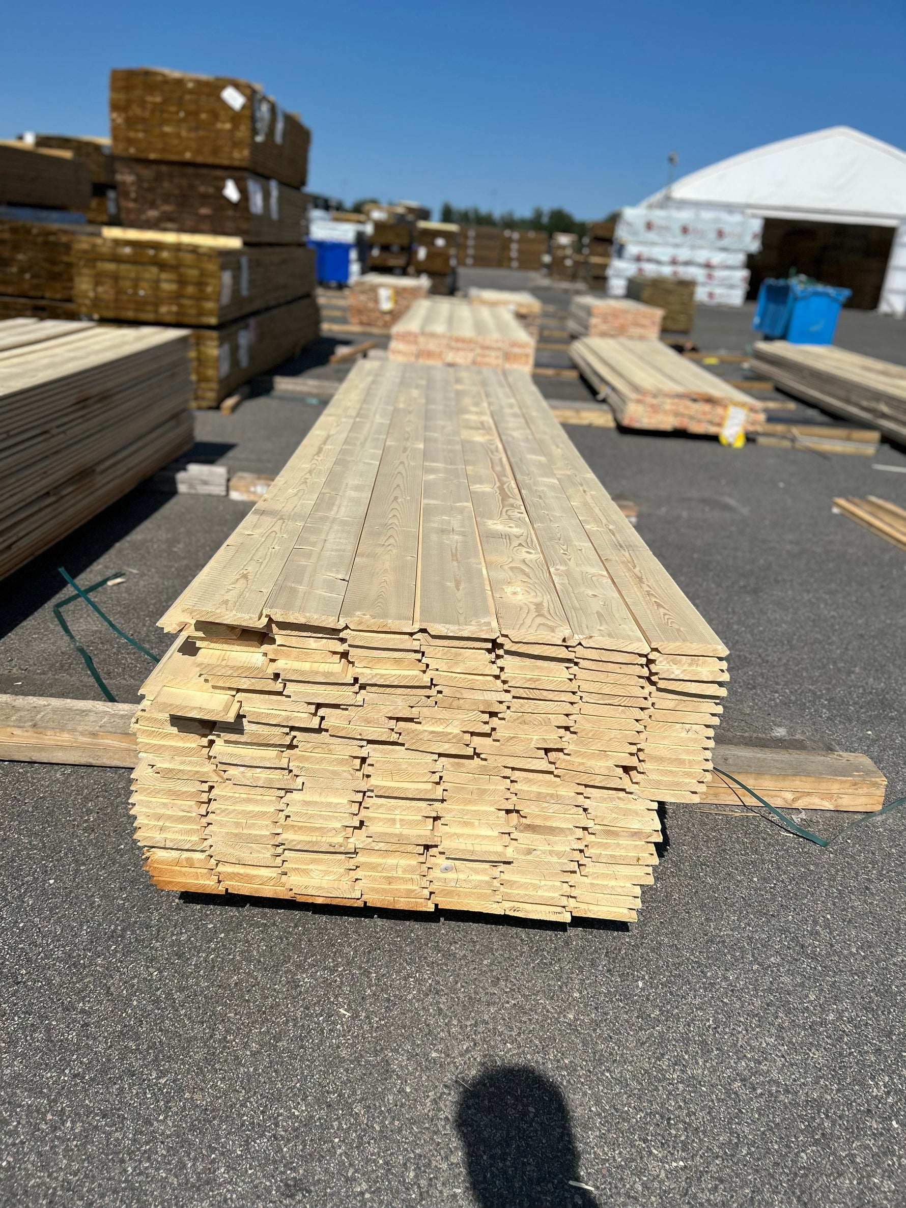 Paket Dubbelfas Halvspont 22x145mm 3.90m 175st Obehandlad