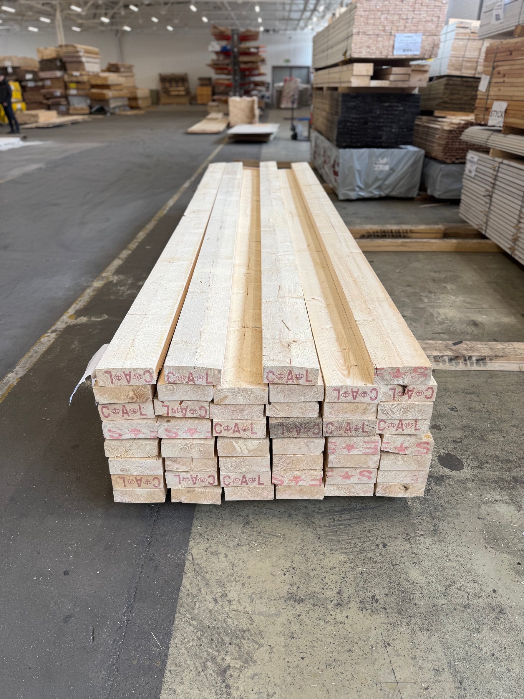 Paket Ohyvlade Reglar 63x175mm, 46st 3,9–5,1m. - Spirec