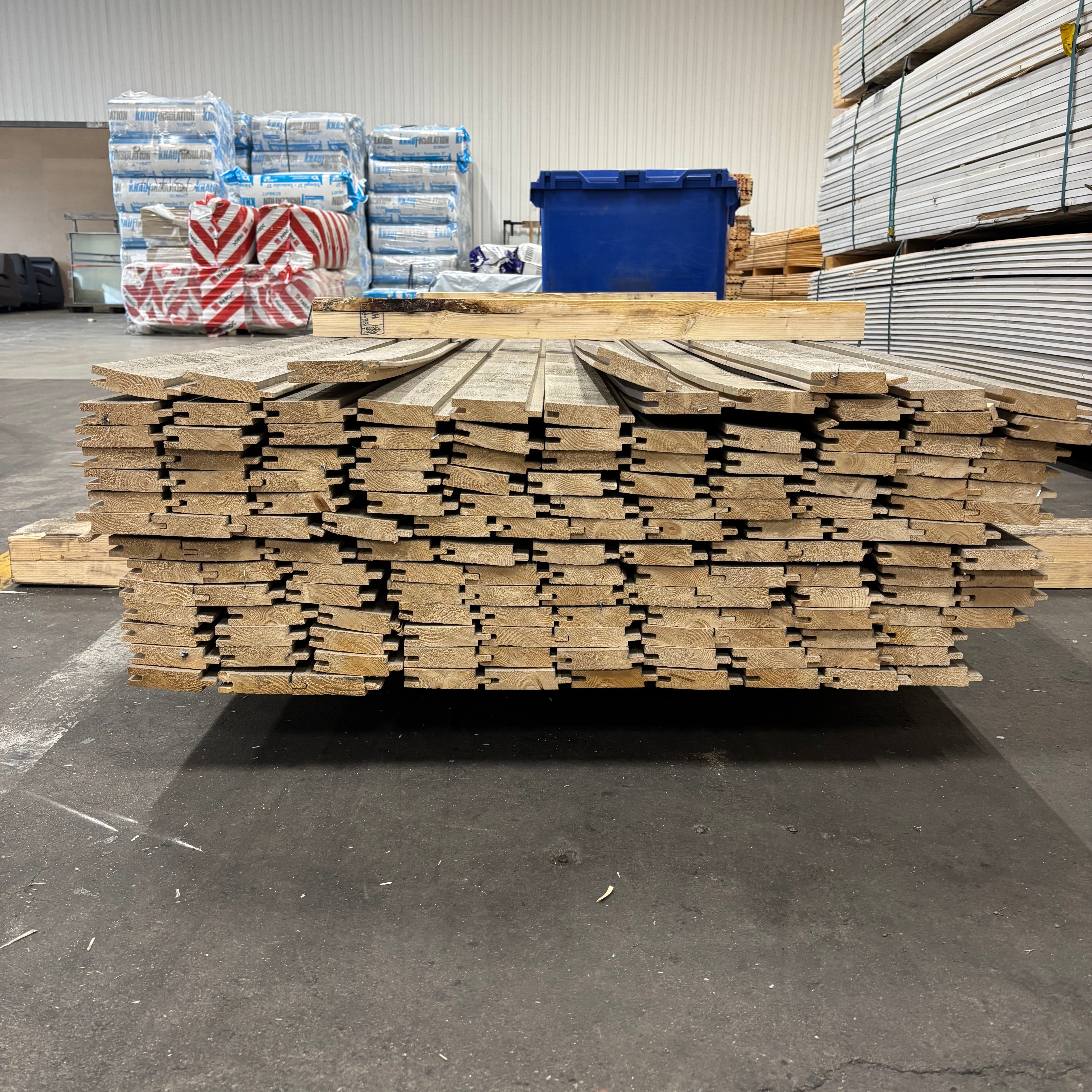 Paket Spårpanel 22x95 – 146 st (3,60 m, gran, lasyr)