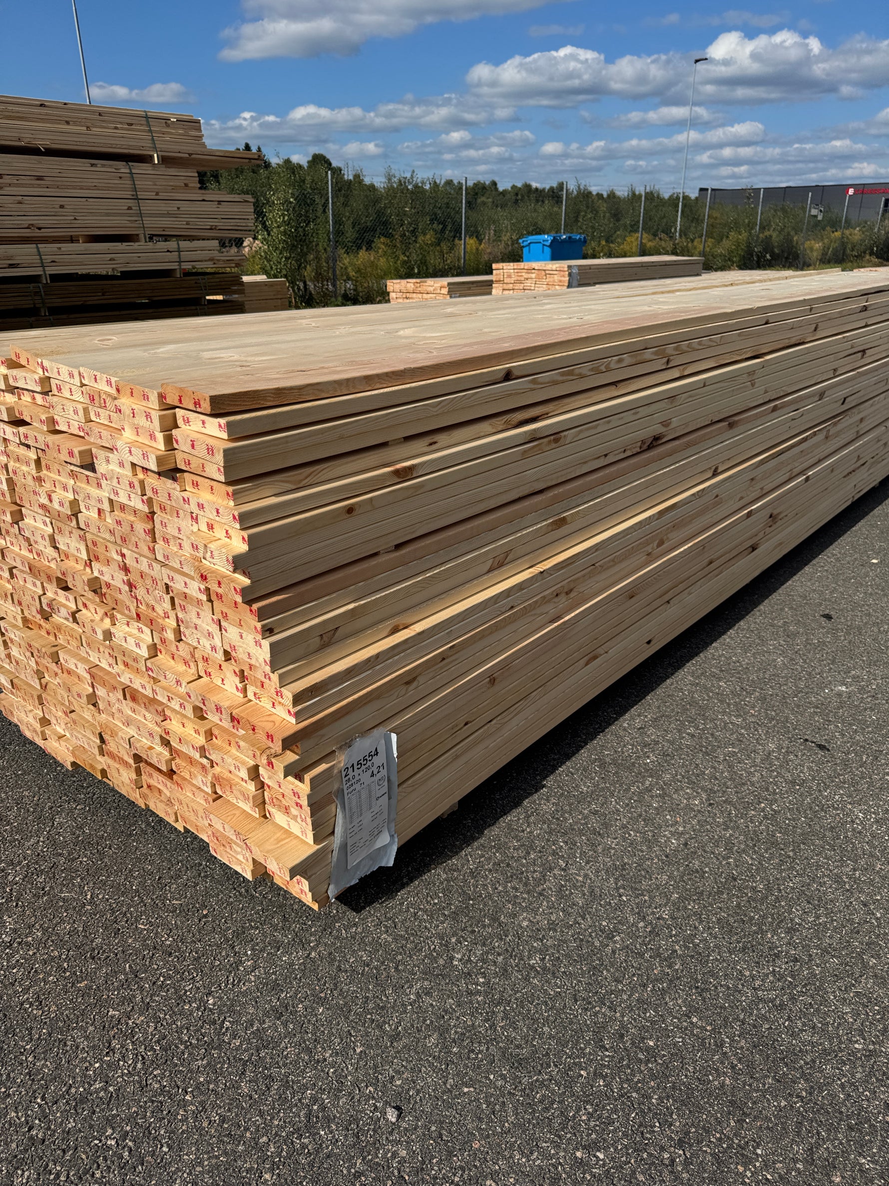 Paket Hyvlad 28x120 – 270st – 4.20–4.50 m – ANDRASORTERING