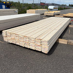 Paket Ytterpanel Enkelfas Halvspont 22x120mm, 90st 3.60m Grundmålad