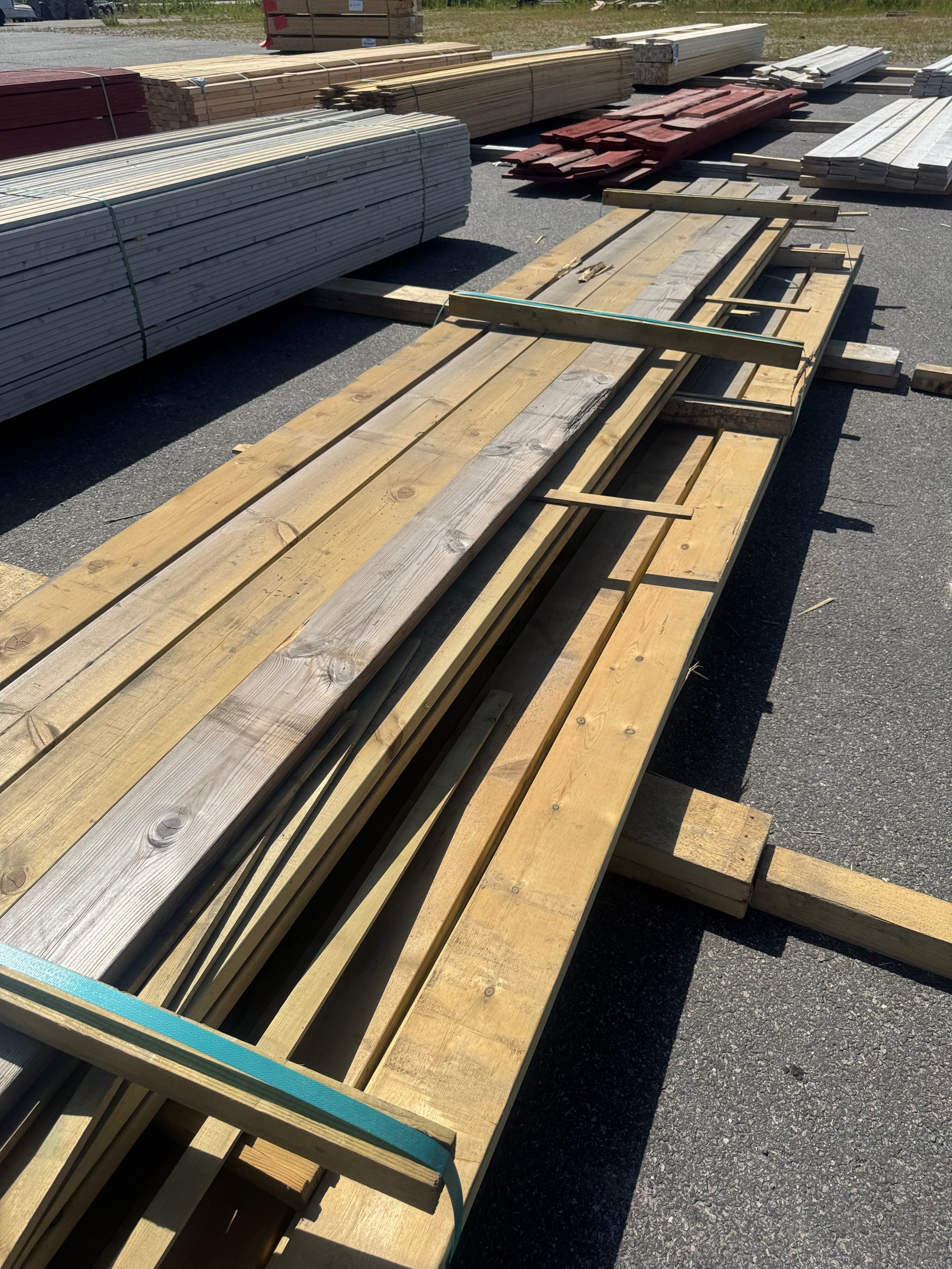 Paket Tryckimpregnerad Trall 34x145 mm, 31 st 5,40 m + 17 st 5,10 m