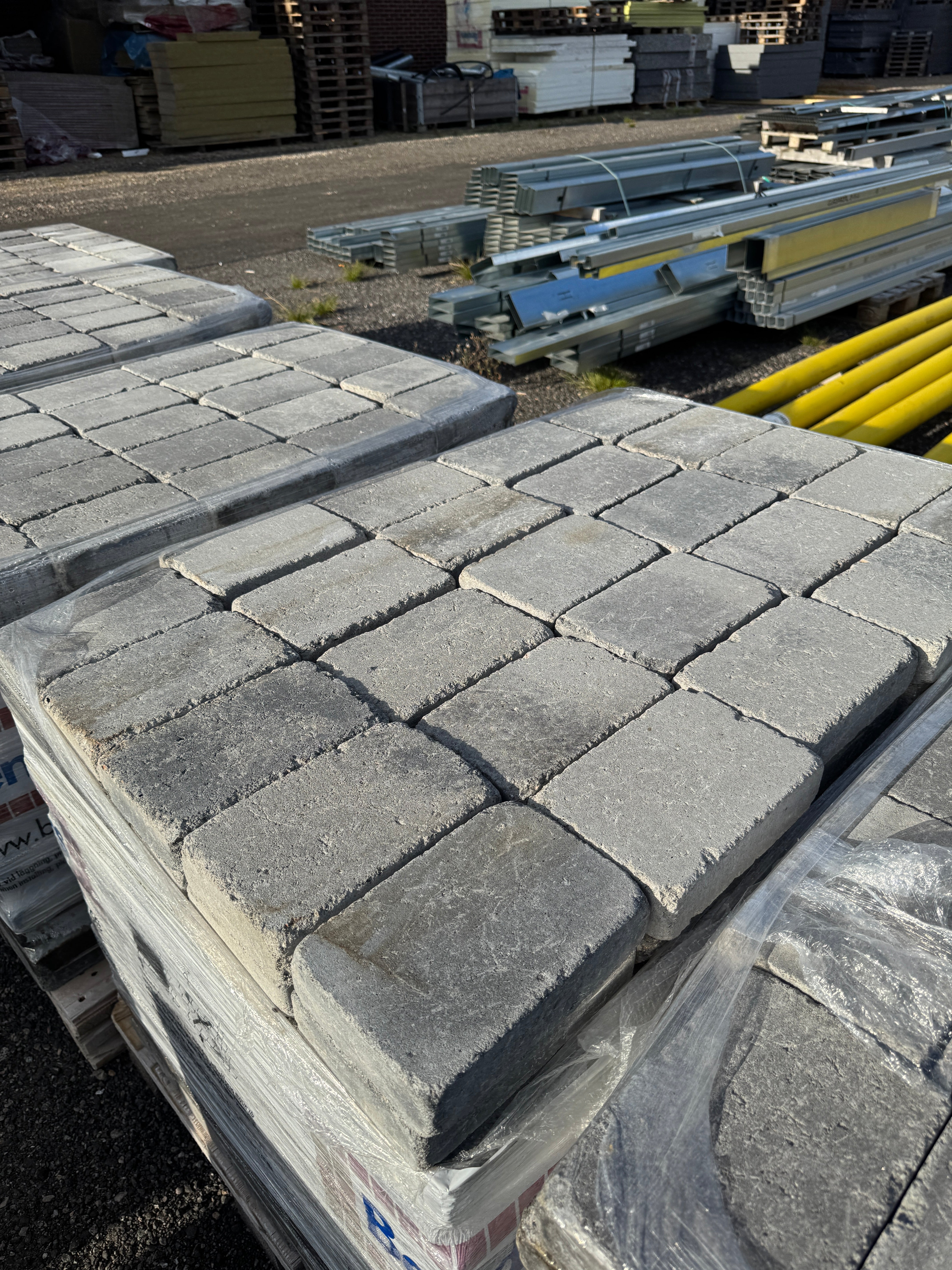 5 Pall Marksten Labyrint Antik Hel 210x140x50mm Gråmix&nbsp;