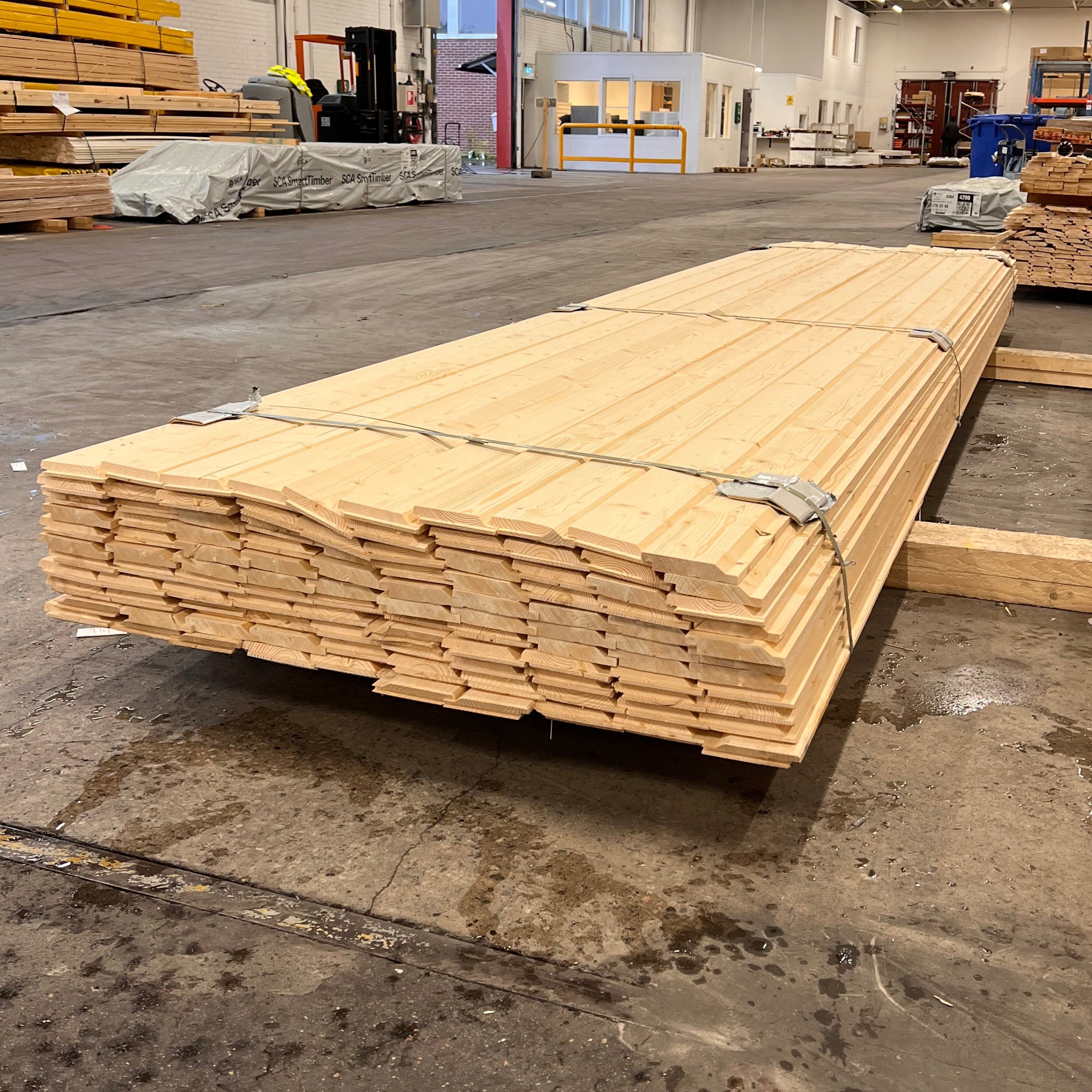 Paket enkelfas fals ändspont 22x120mm, 120st 4,80m (B-Sortering)