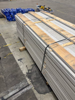 Paket Finsågad Panel 28x145mm- 4.20m, 129st vit/ljusgrå - Spirec