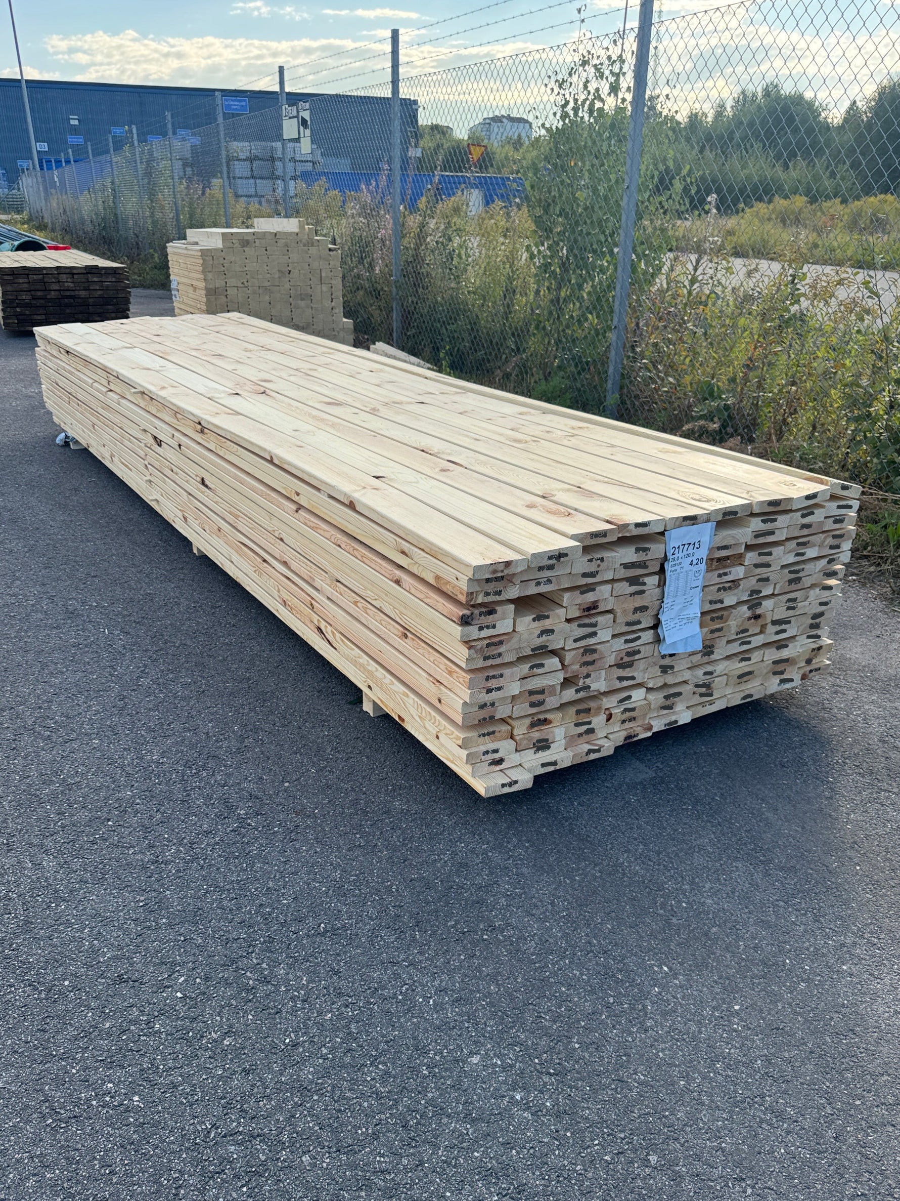 Paket Hyvlad 28x120 – 134st – 4.20 m – ANDRASORTERING