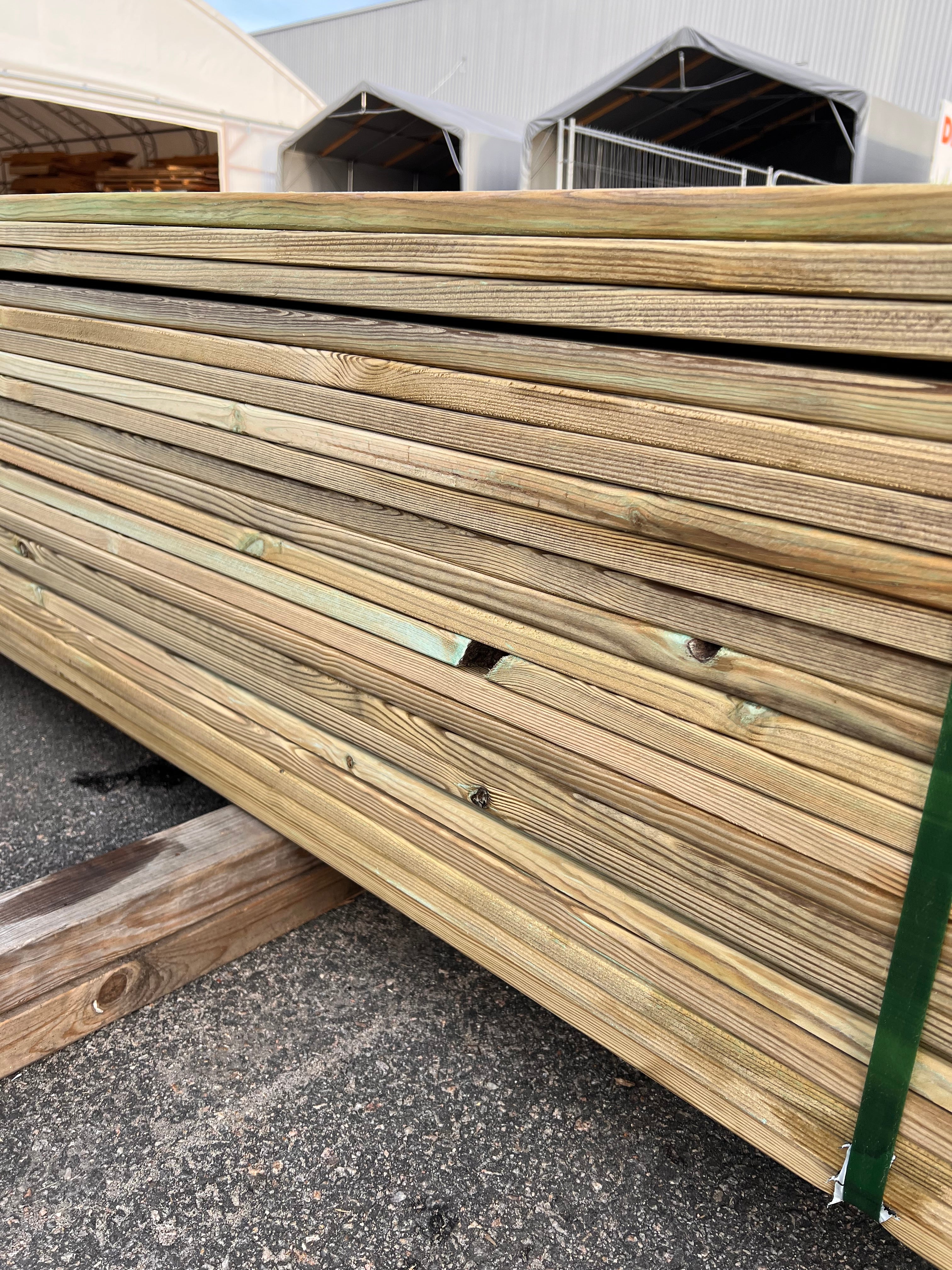 Paket Trall 22x95mm – 210 st 4.20m Tryckimpregnerad B-sort