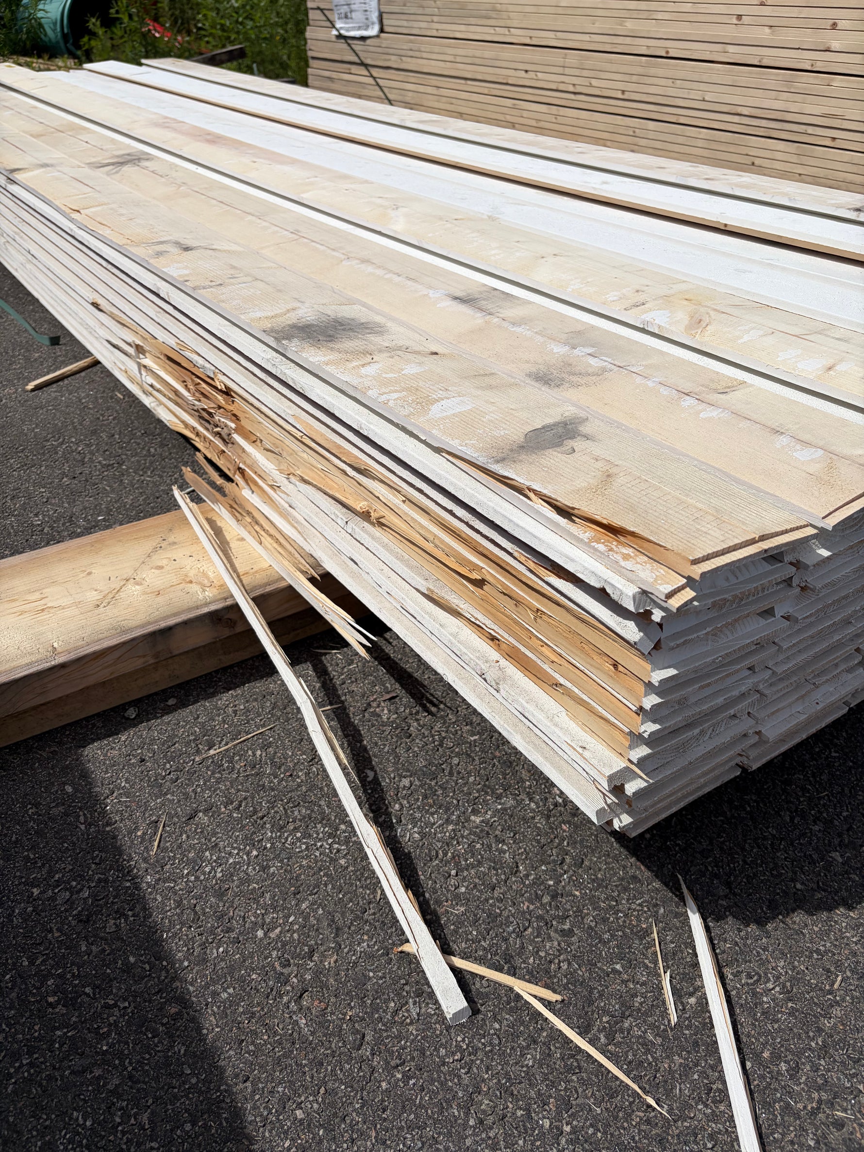 Paket Ytterpanel Enkelfas Fals Ändspont 22x145mm, 85st 3.60m