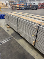 Paket Finsågad Panel 28x145mm- 4.20m, 129st vit/ljusgrå - Spirec