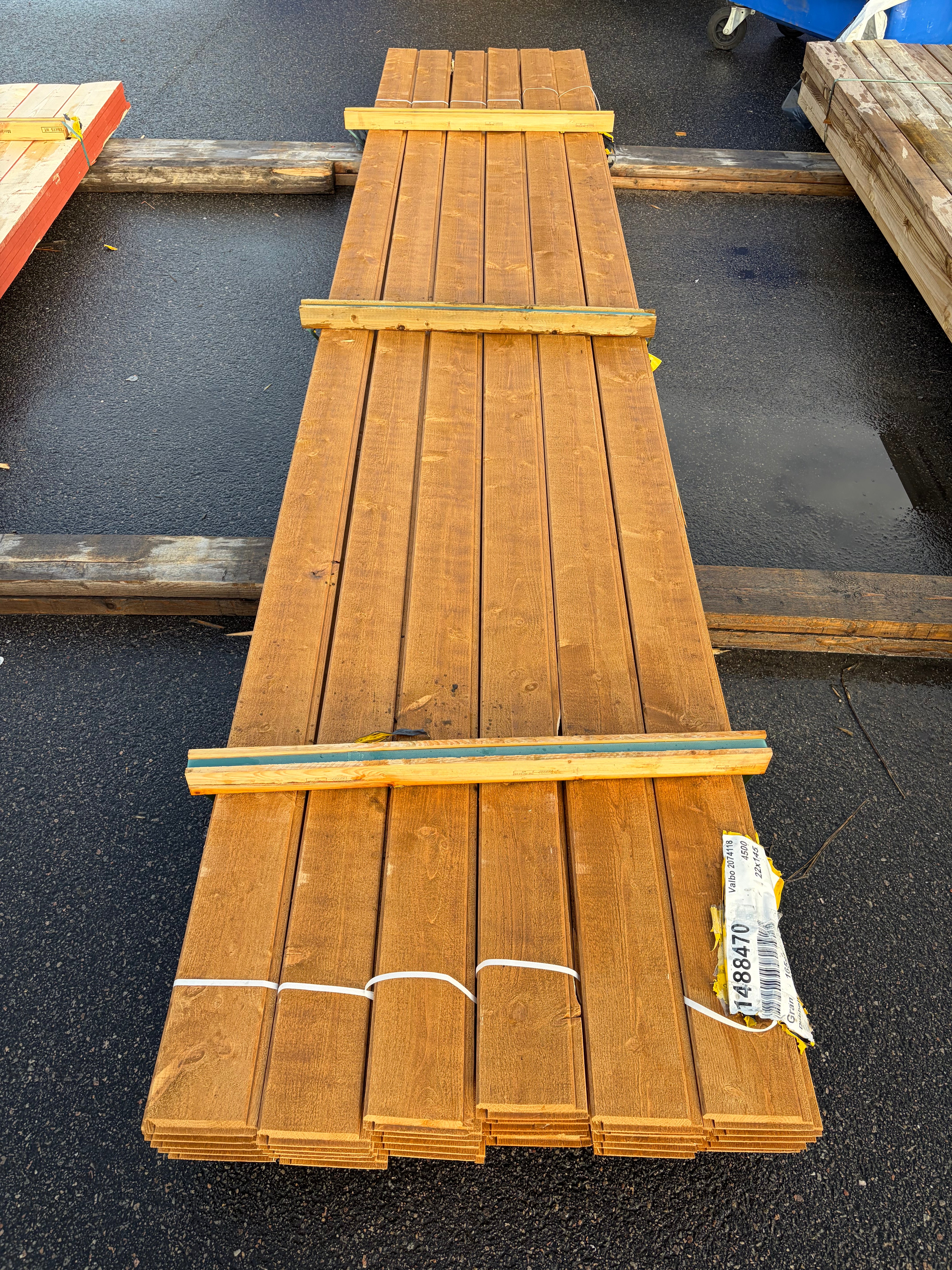 Paket Dubbelfas Ändspont 22x145mm – 30 st (4,5 m, Gran, Lasyr Alcro 324 Murkla)