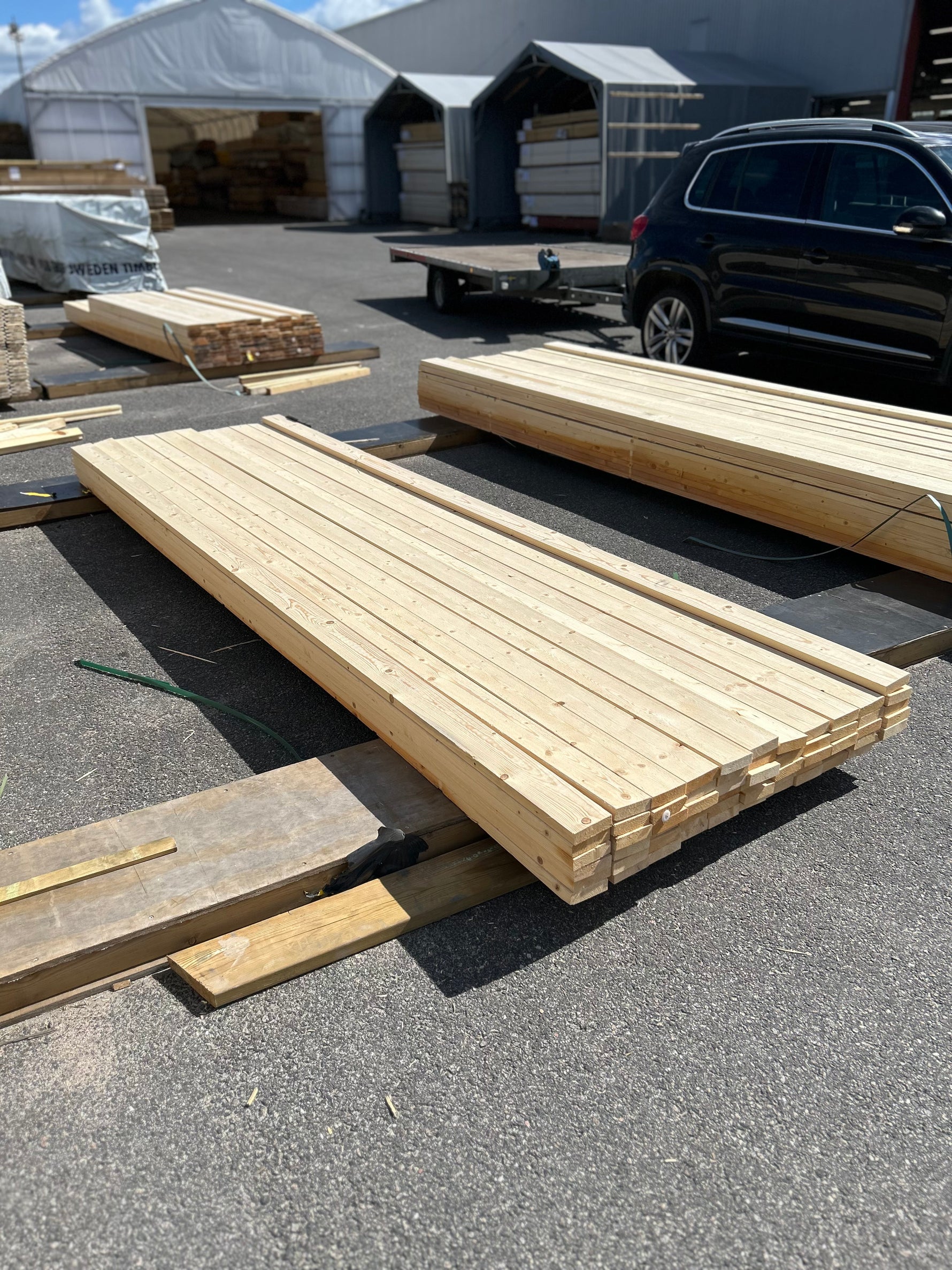 Paket Finsågade Brädor 28x95mm 3.60m 62st Obehandlade