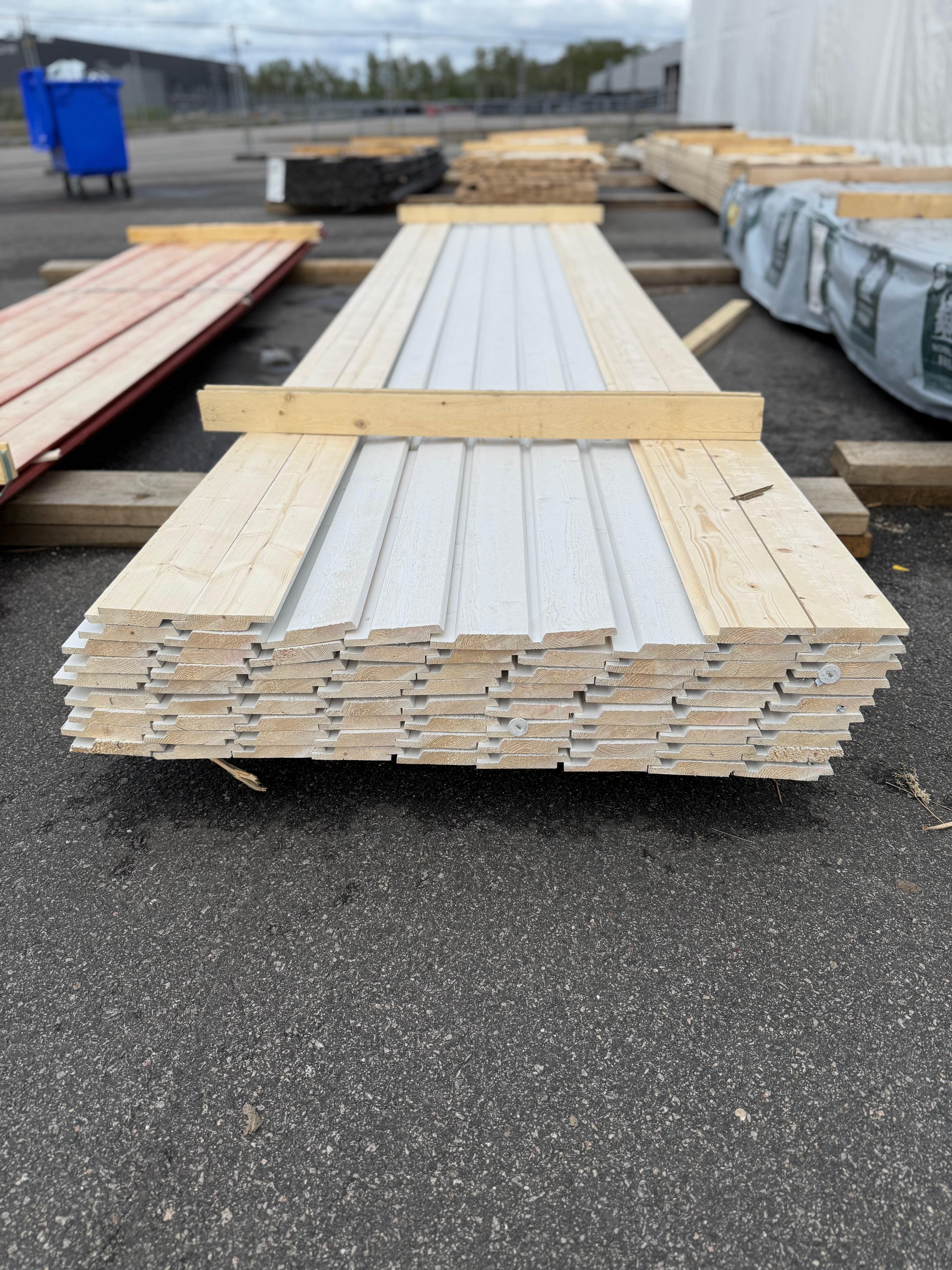 Paket Falsad Spårpanel 22x120mm 4.80m 76st