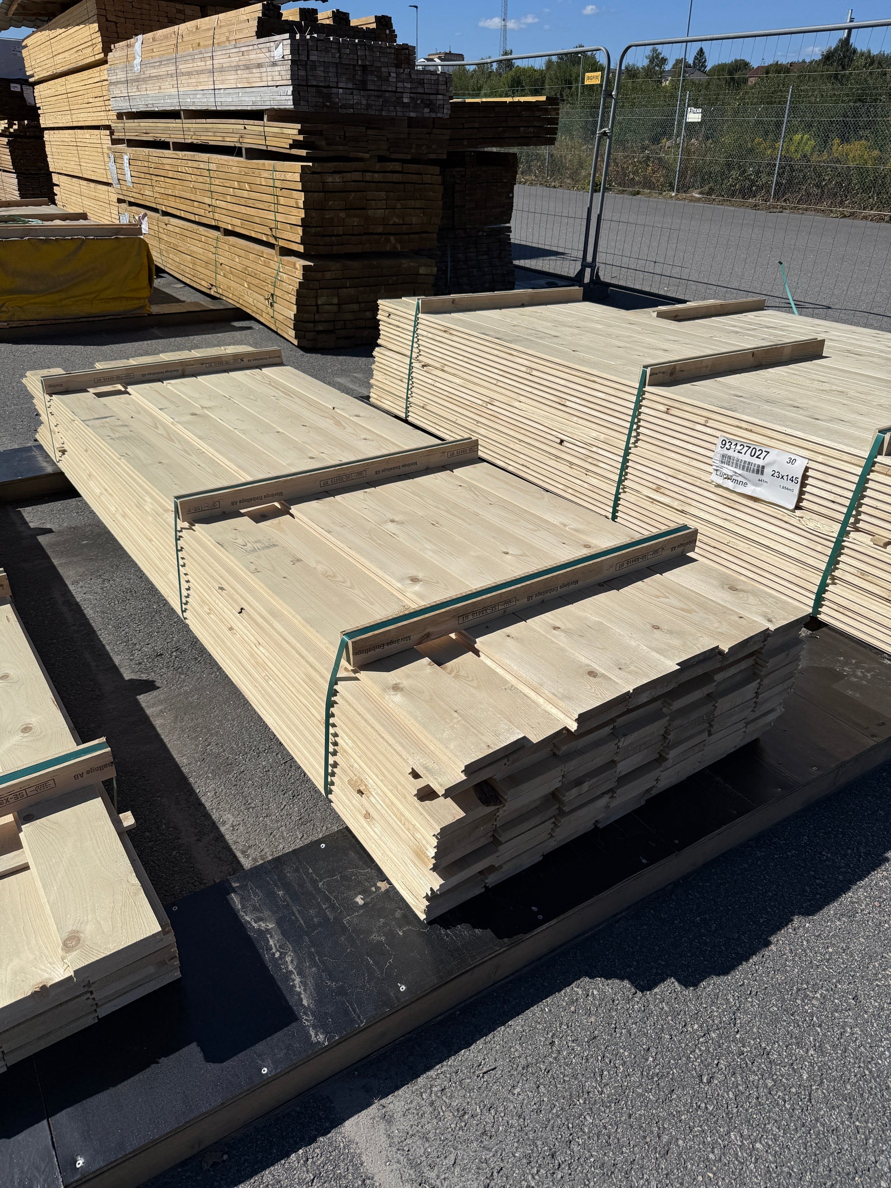 Parti Råspont/Luckämne 23x145mm- 97st 3.0m