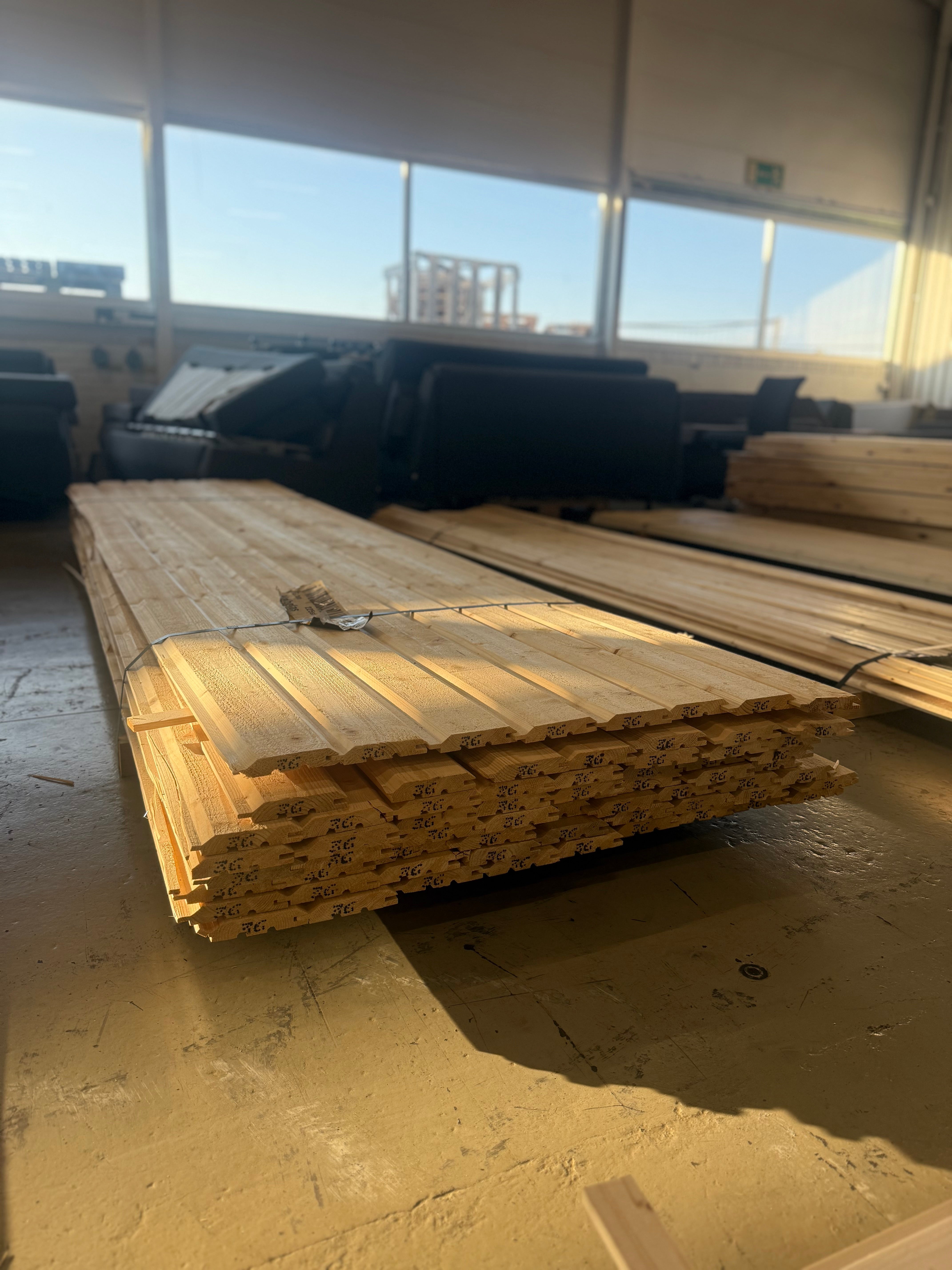 Paket Ytterpanel 22x120mm 69st 3.60m