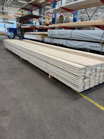 Paket Ytterpanel Enkelfas Halvspont 22x120mm, 4,50m, 127st – Grundmålad