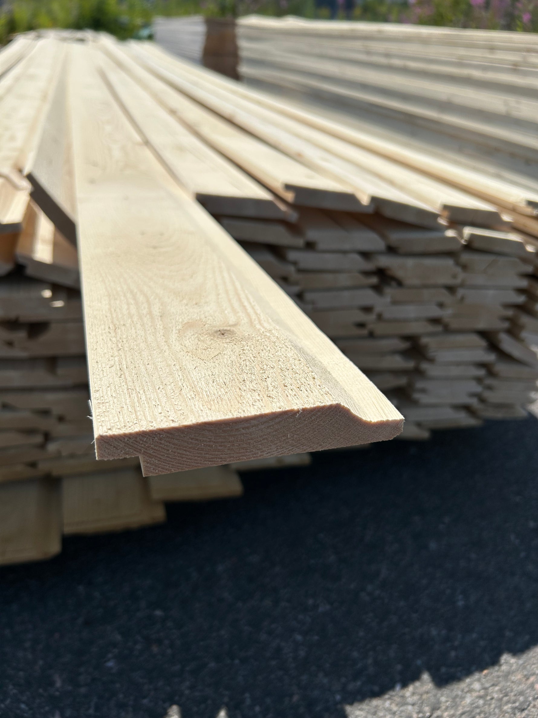 Paket Ytterpanel Enkelfas 22x120mm 4,80m 130st B-kvalitet