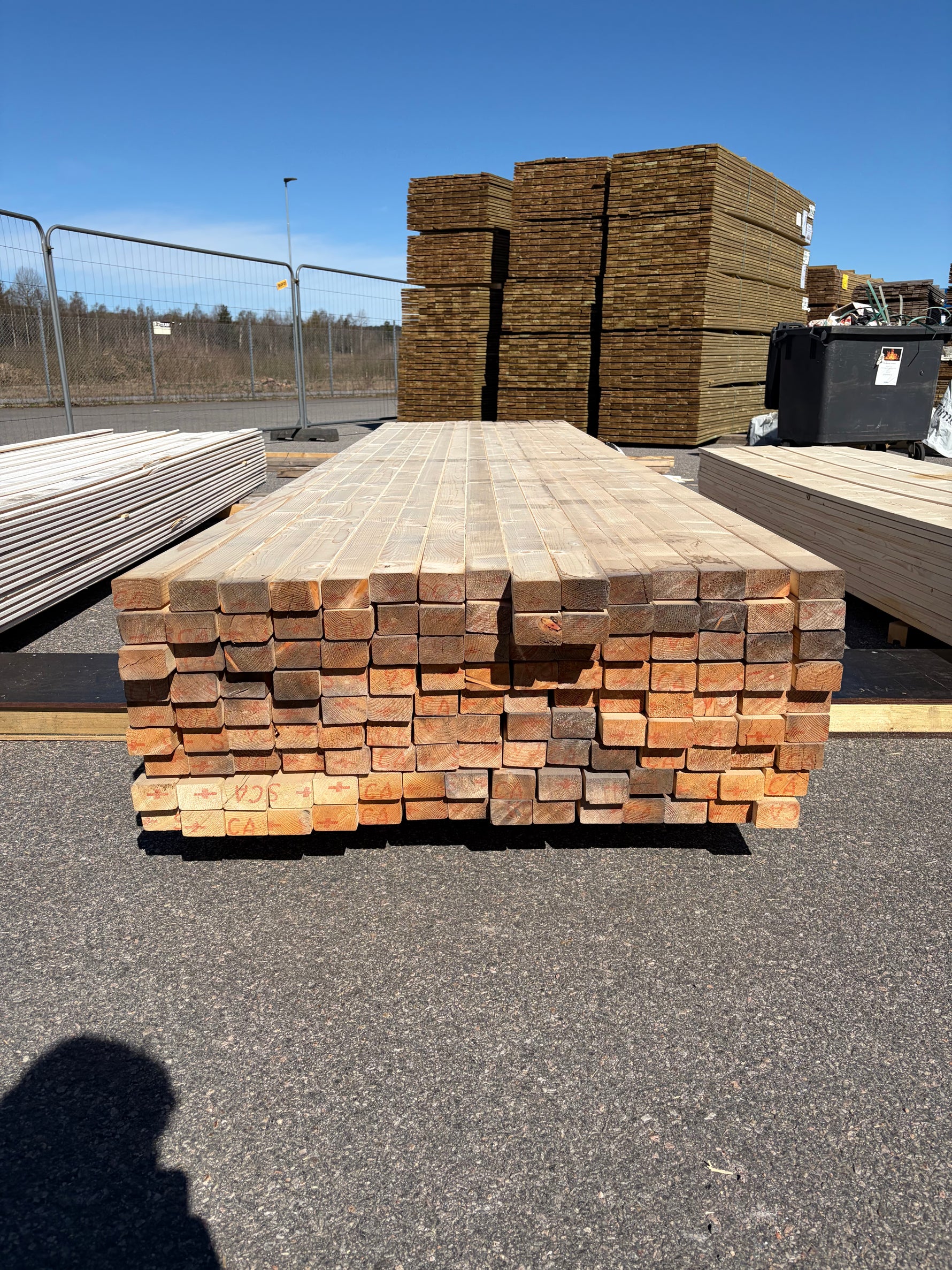 Paket Reglar 45x70mm, 135st 4.5m (väderbitet)