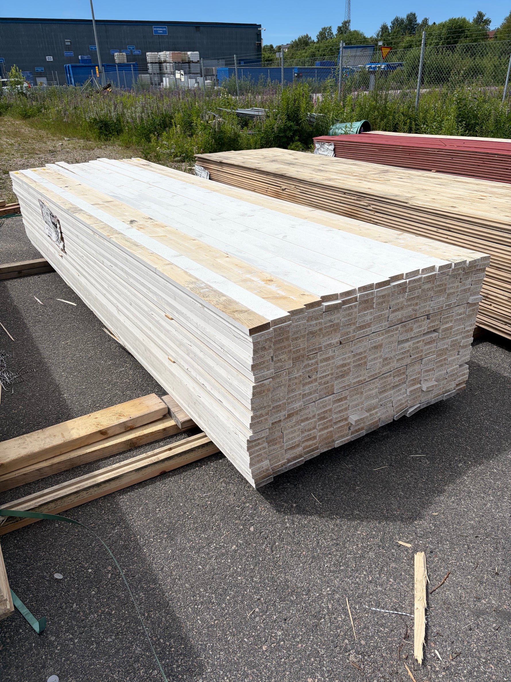 Paket Finsågade Brädor 22x70mm, 390st 3.60m Mellanstruken