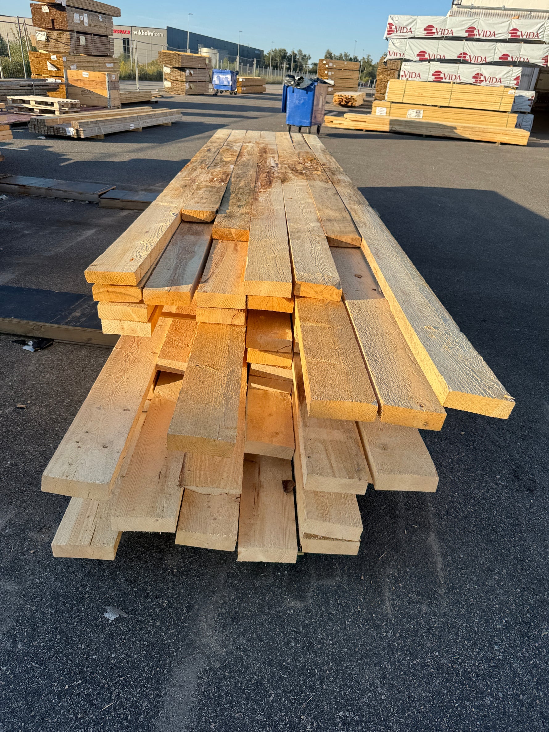 Paket Ohyvlade Reglar 50x150mm 4,00-5,40m 77st Gran
