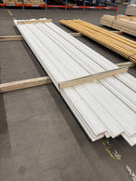Paket Ytterpanel Dubbelfas Fals 22x120mm 4,50m – 53 st Vit