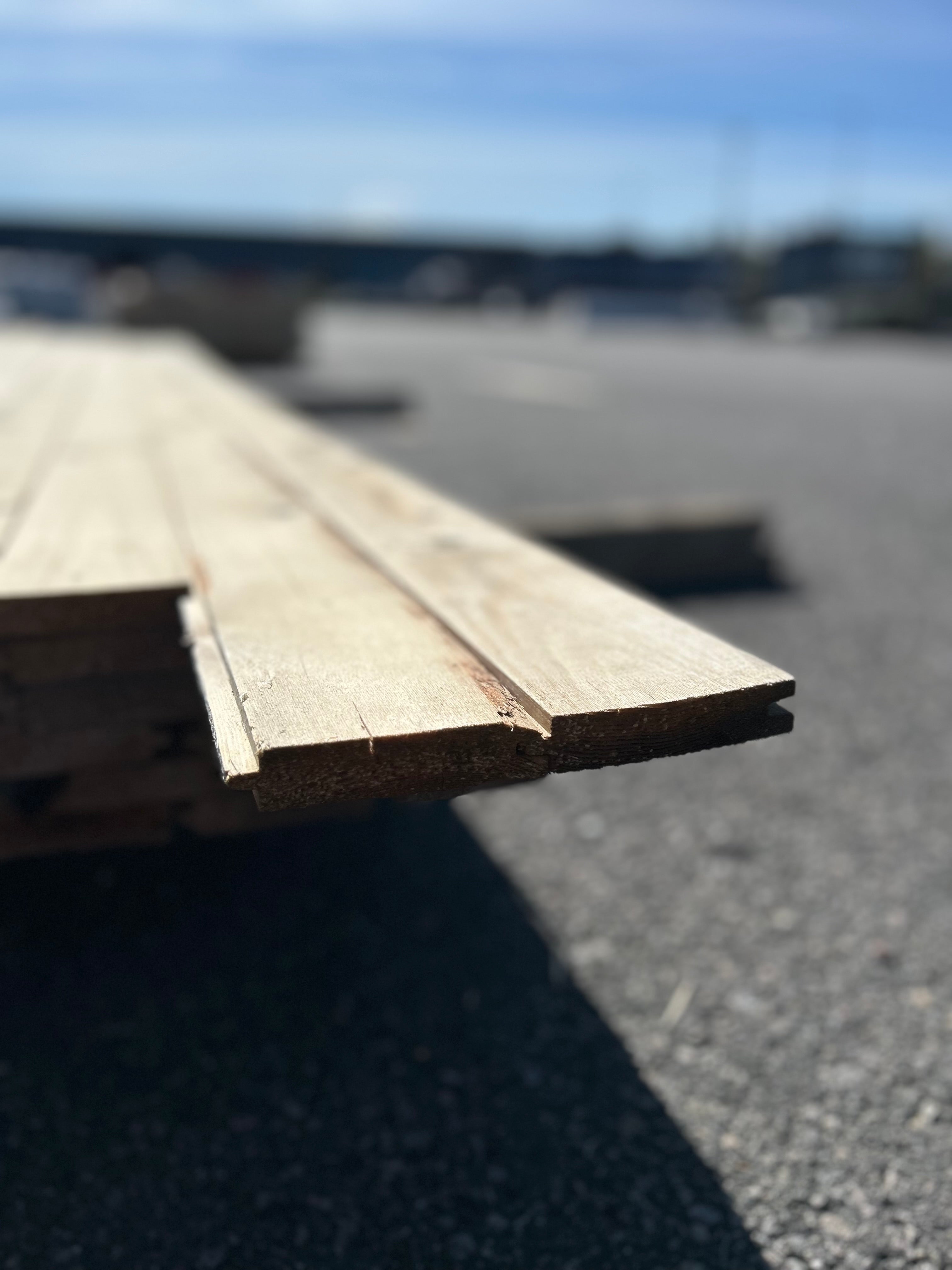 Paket Råspont 20x100mm 65st 3.60–4.20m – Andra sortering