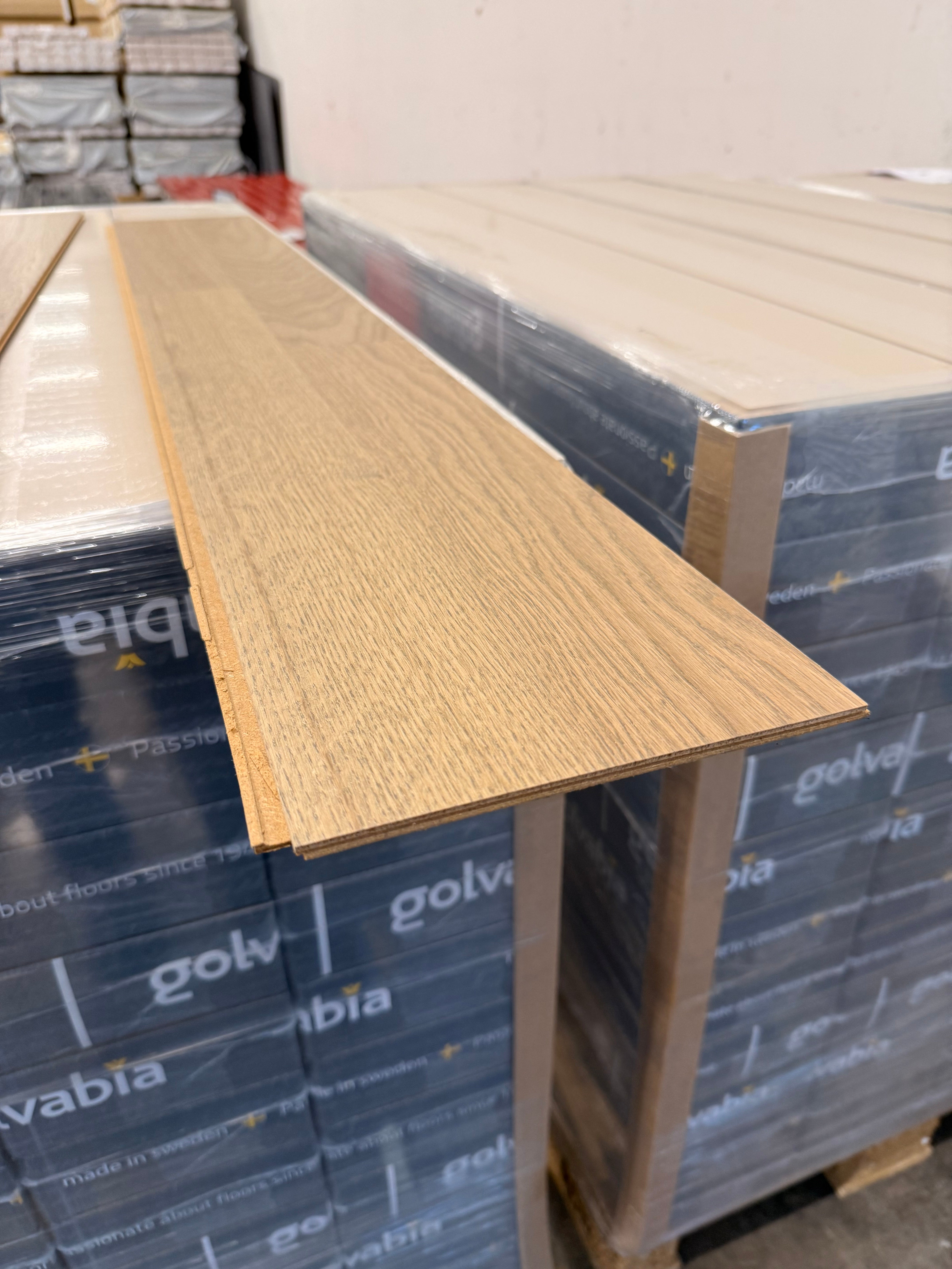 Parkettgolv Ek Elegant Grå – 2-stav