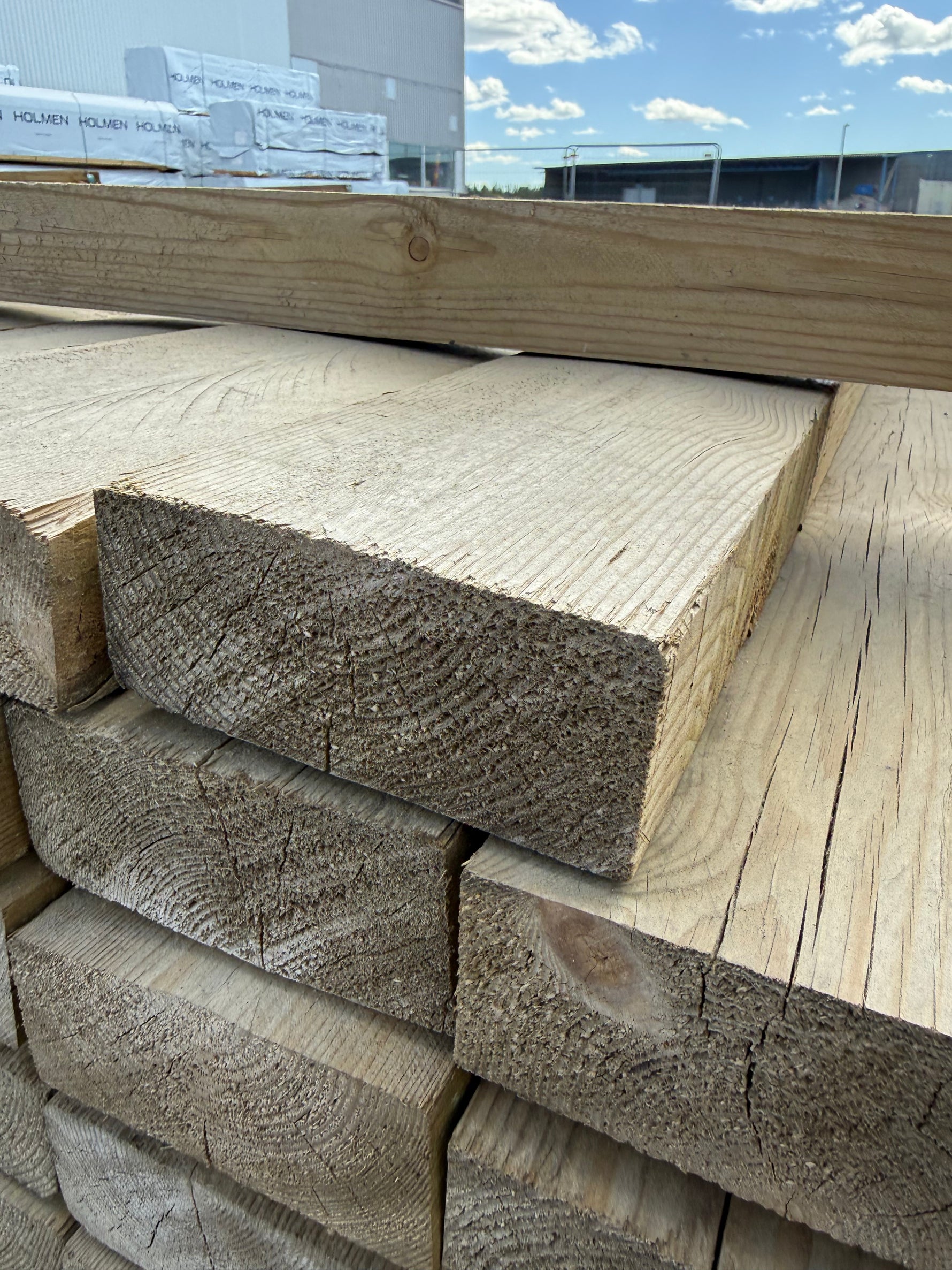 Paket Tryckimpregnerade Reglar Ohyvlade (NTR A) 50x125mm 39st 3,60m