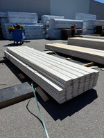 Paket Ytterpanel Enkelfas Halvspont 22x145mm, 100st 3.60m Grundmålad