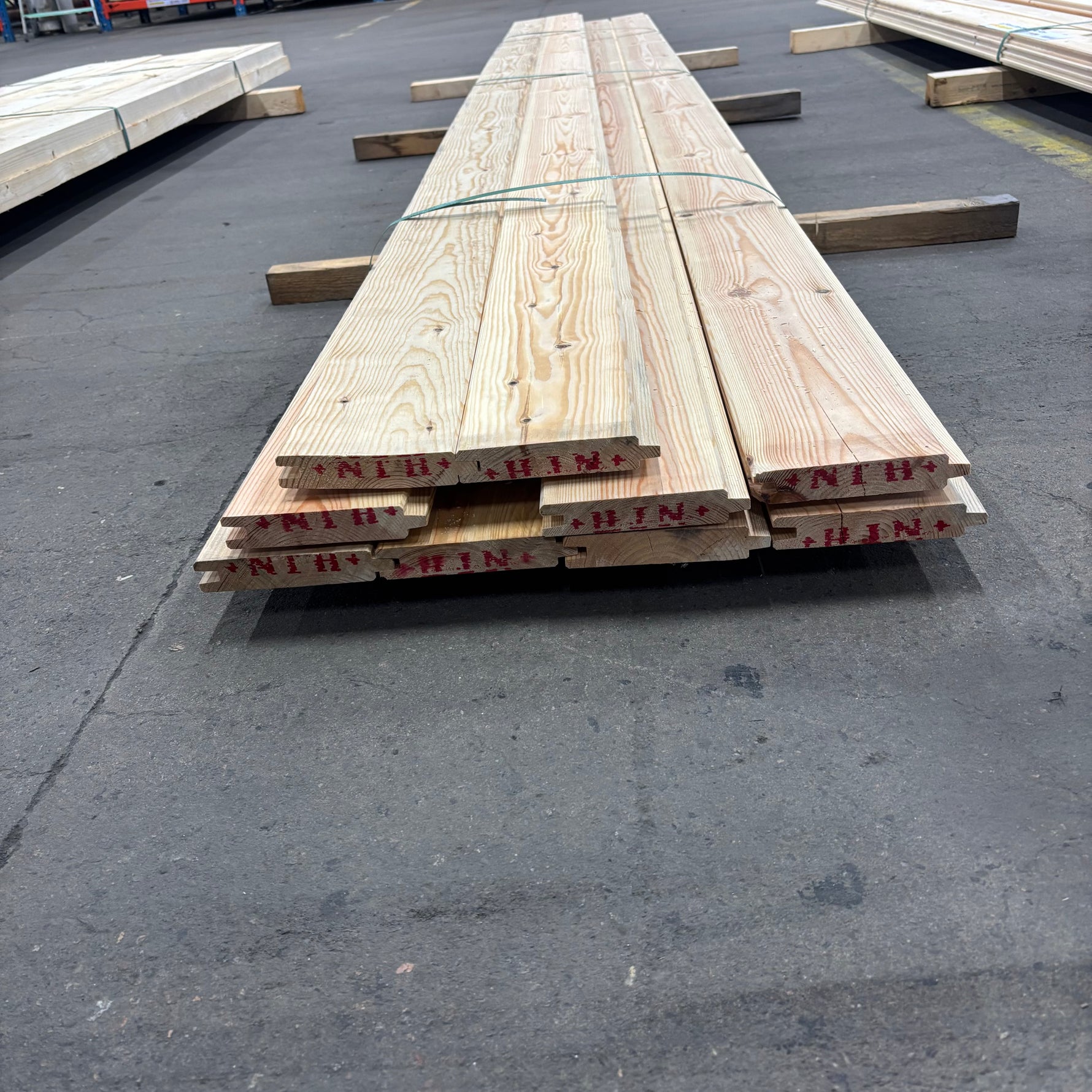 Spontad Panel 27x145mm 4,20m 10st Furu B-sortering