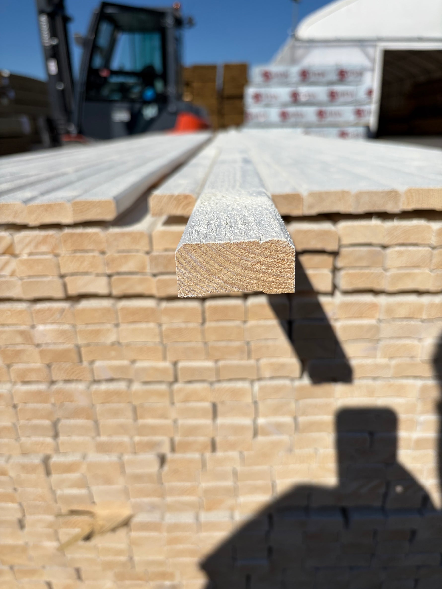 Parti Lockläkt 22x45mm, 528st 3.6m- Grundmålade