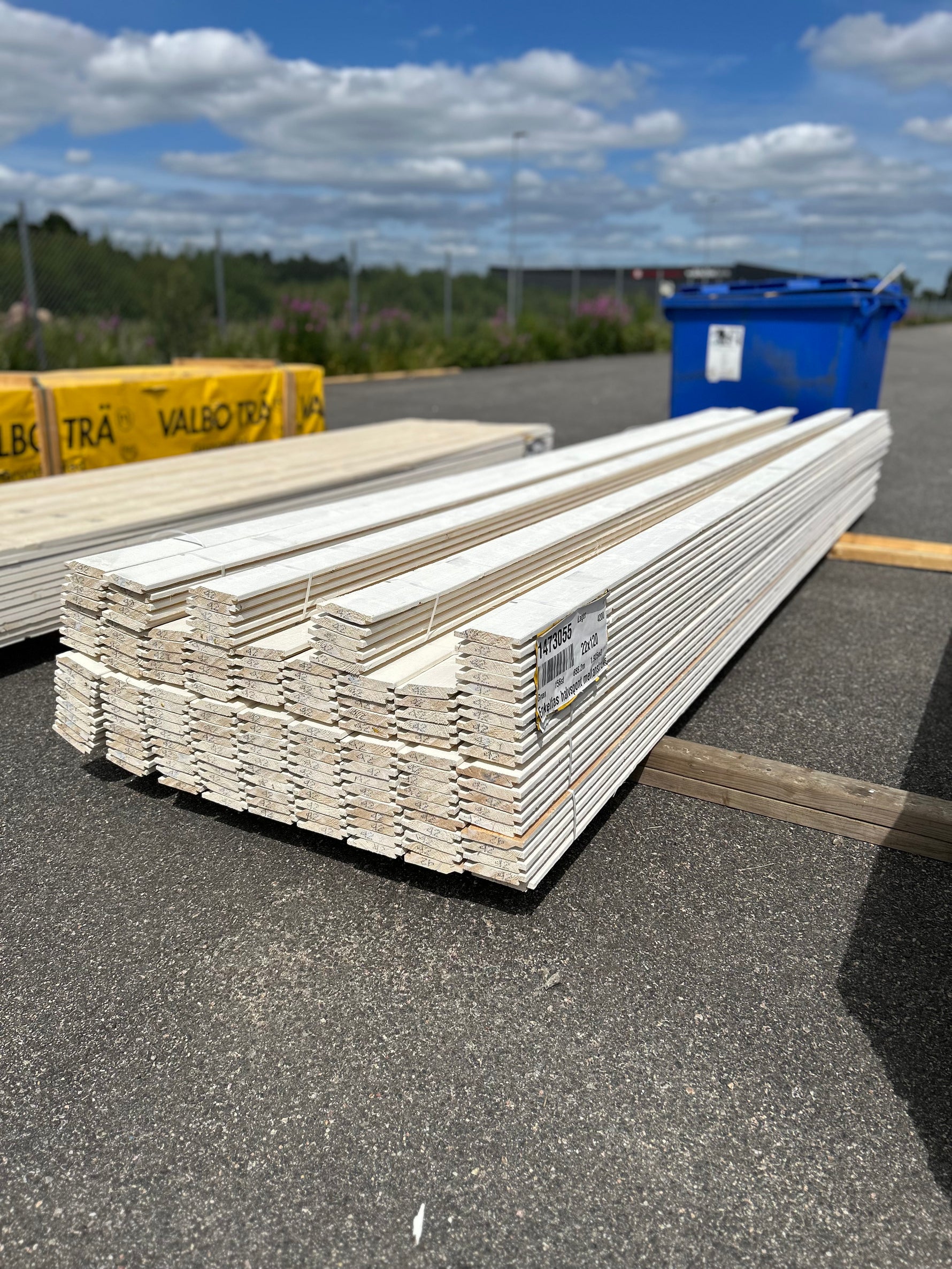 Paket Enkelfas Halvspont 22x120mm 4.20m 160st Mellanstruken