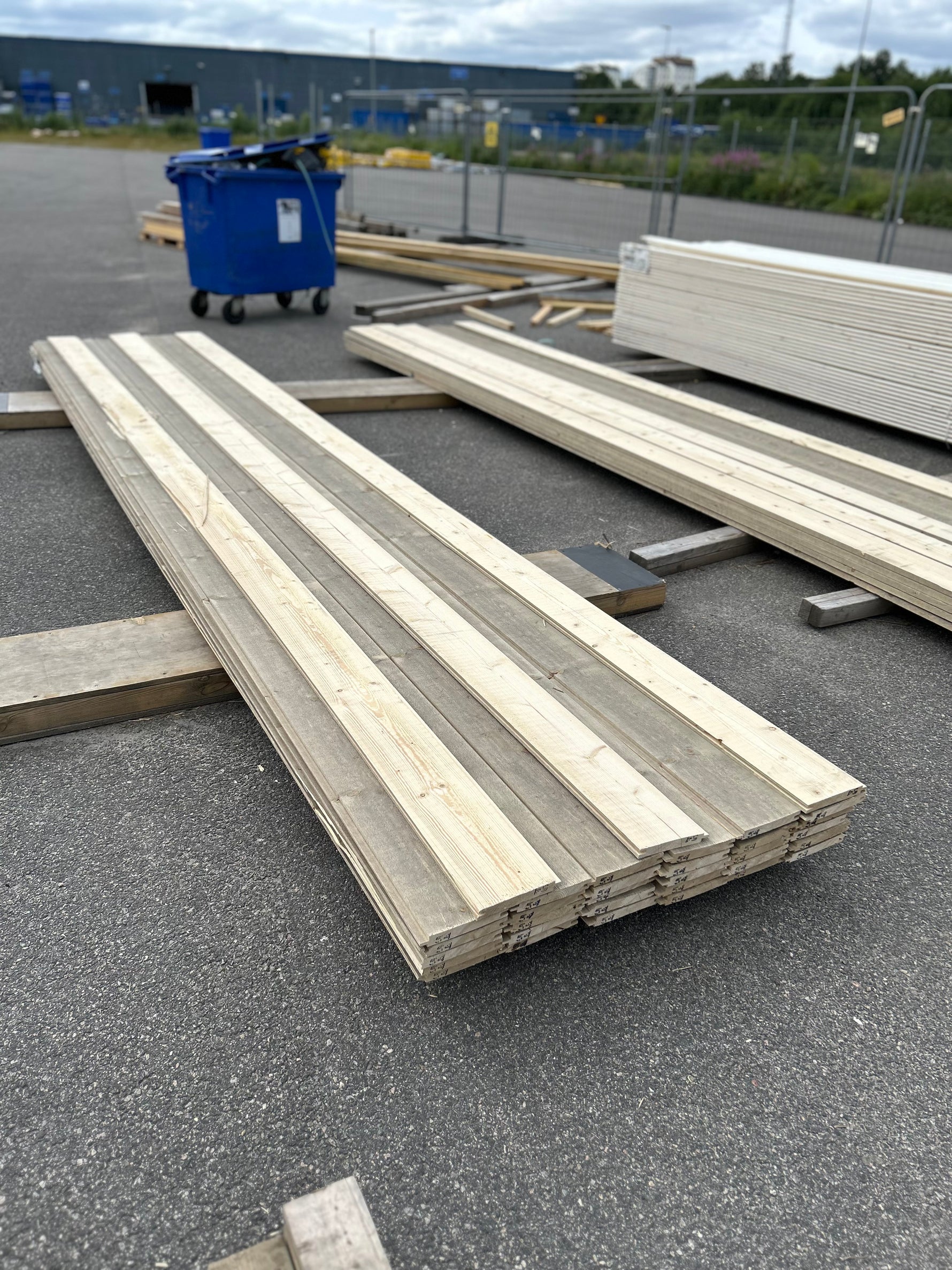 Paket Spårpanel 22x170mm 5,40m 33st Lasyr
