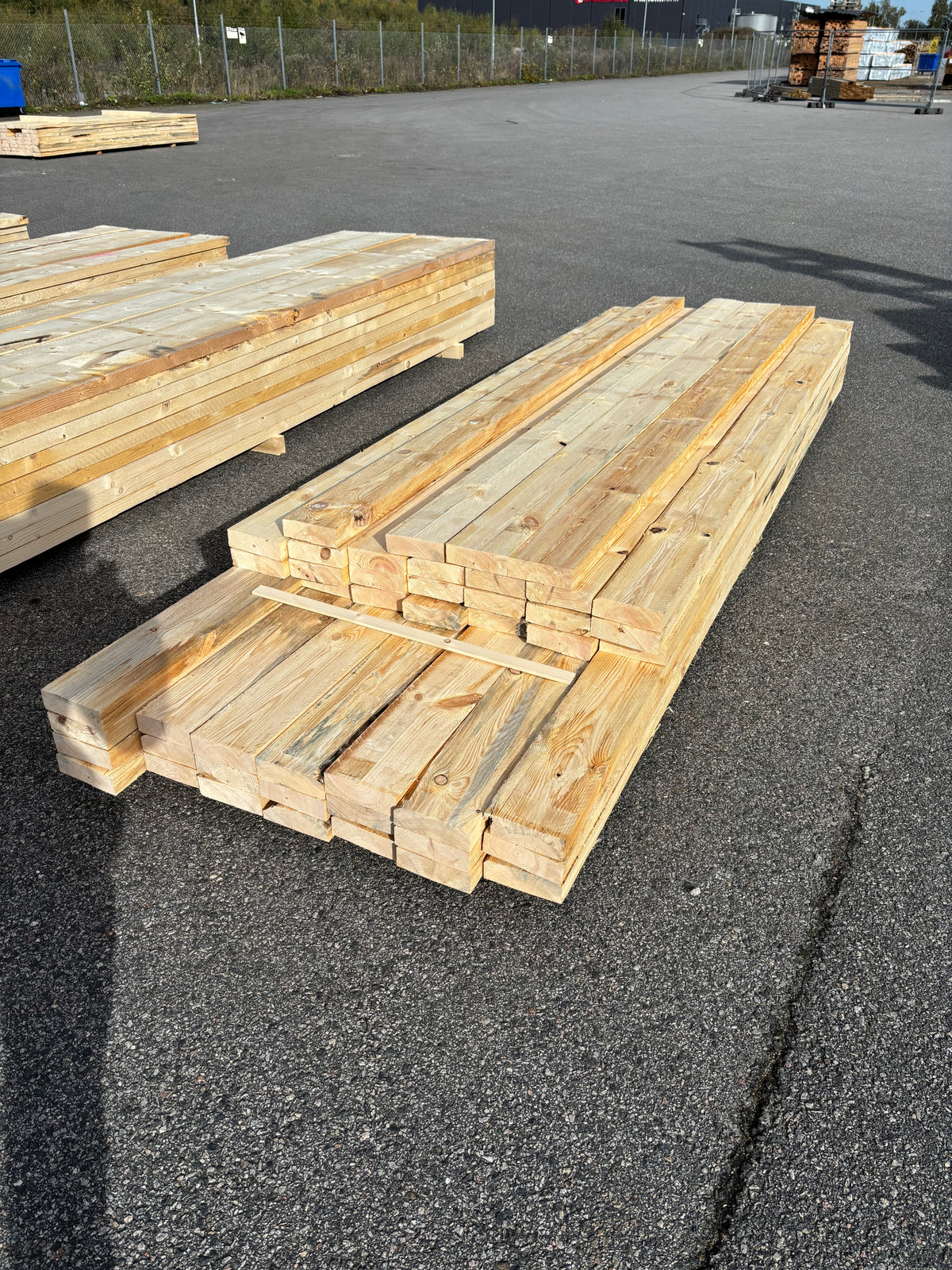 Paket Ohyvlade Reglar 47x150mm (3,00–3,60m) 46st (Fukt)