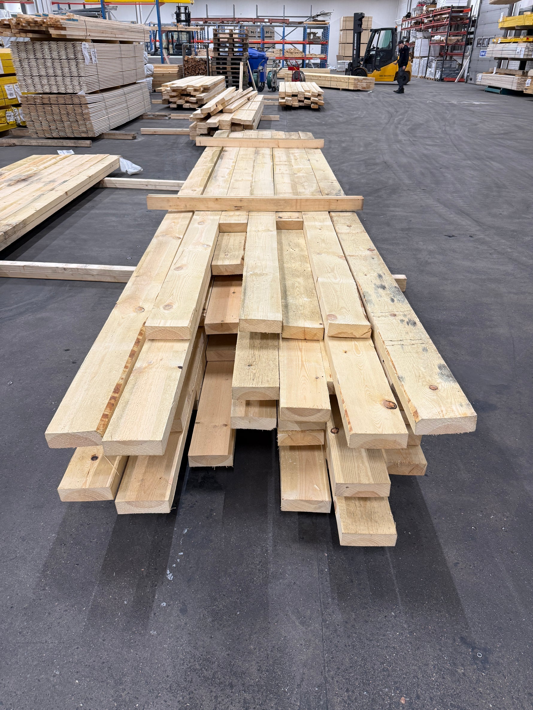 Paket Ohyvlade Reglar 50x147mm (3.60-5.40m) 56st- Furu