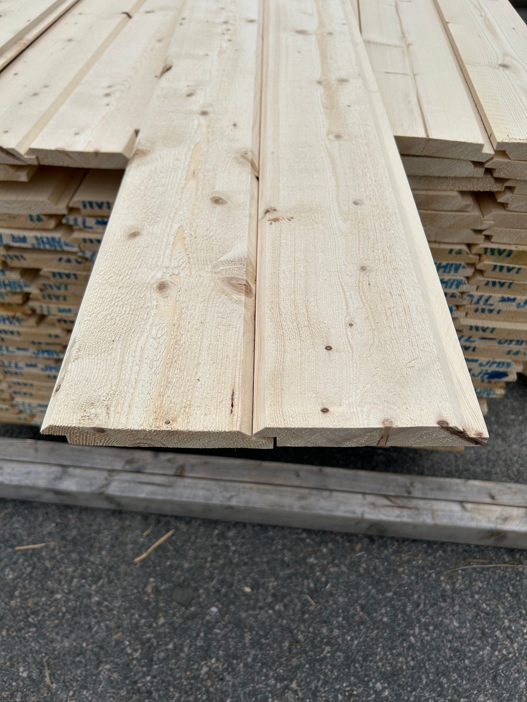 Paket Dubbelfas Halvspont 22x145mm 3.90m 175st Obehandlad